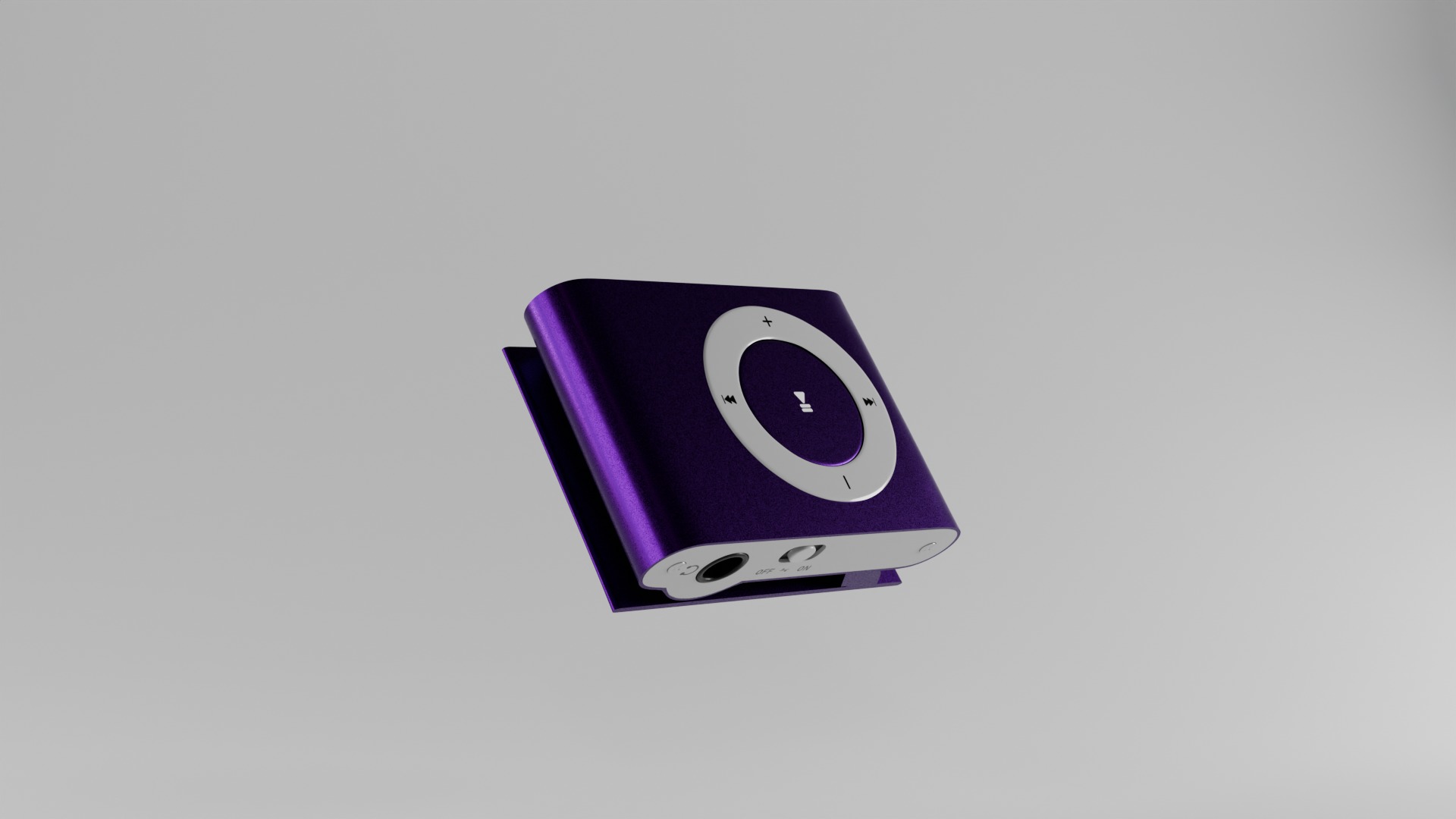 Mini Player walkman old  Low-poly 3D model_8