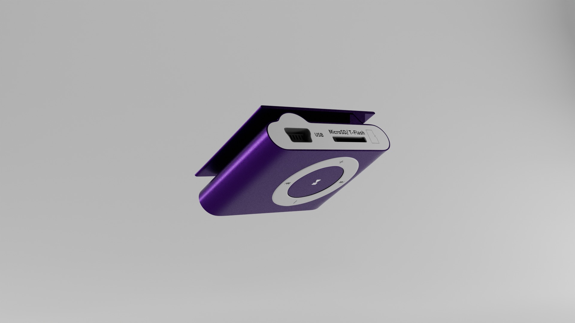 Mini Player walkman old  Low-poly 3D model_5