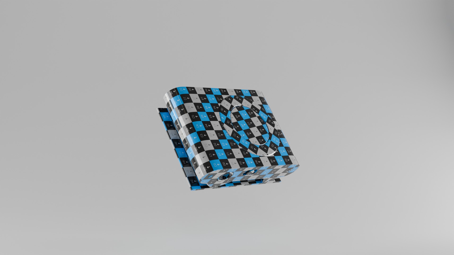 Mini Player walkman old  Low-poly 3D model_2