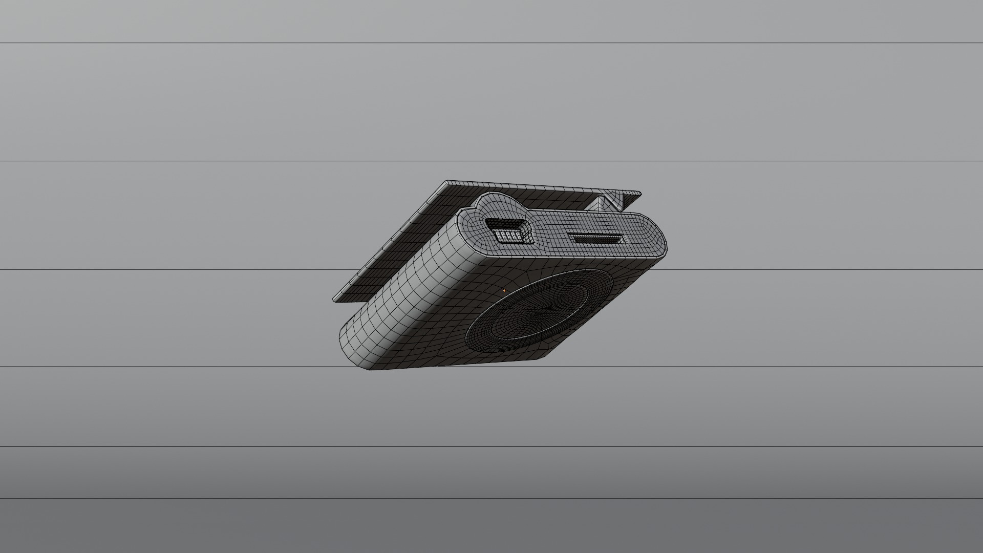 Mini Player walkman old  Low-poly 3D model_3