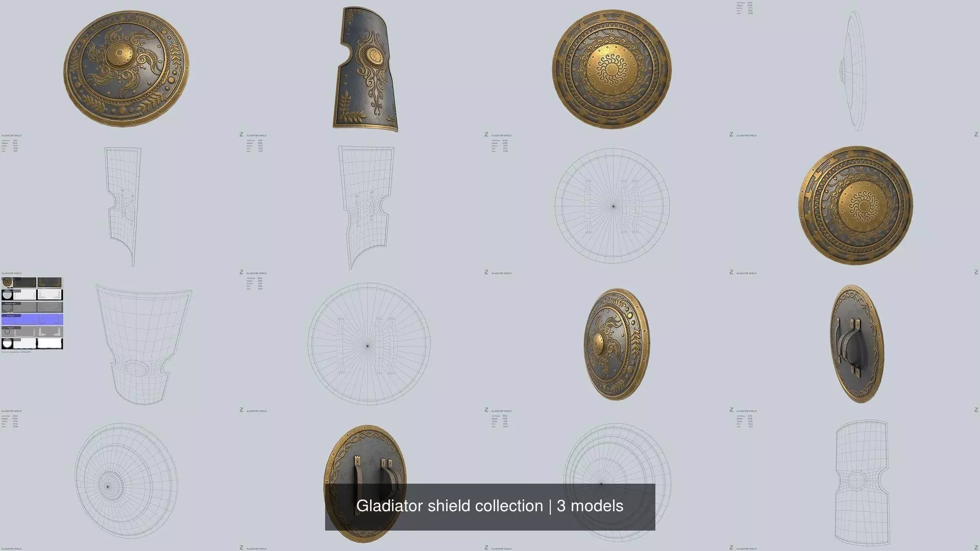 Gladiator shield collection _1