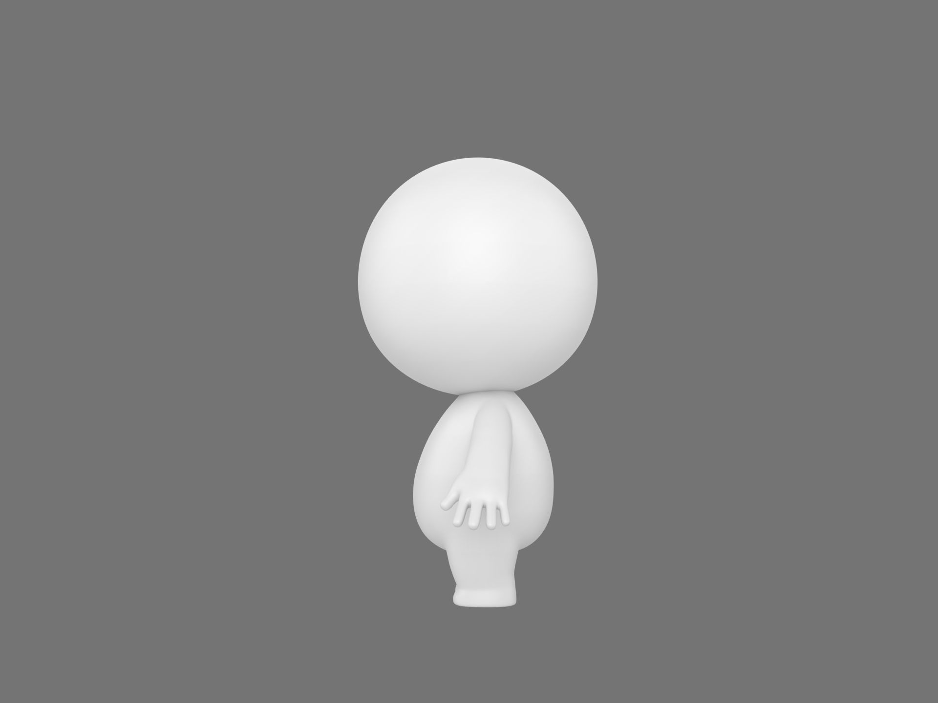 Rigged Stick Man 3D model_9