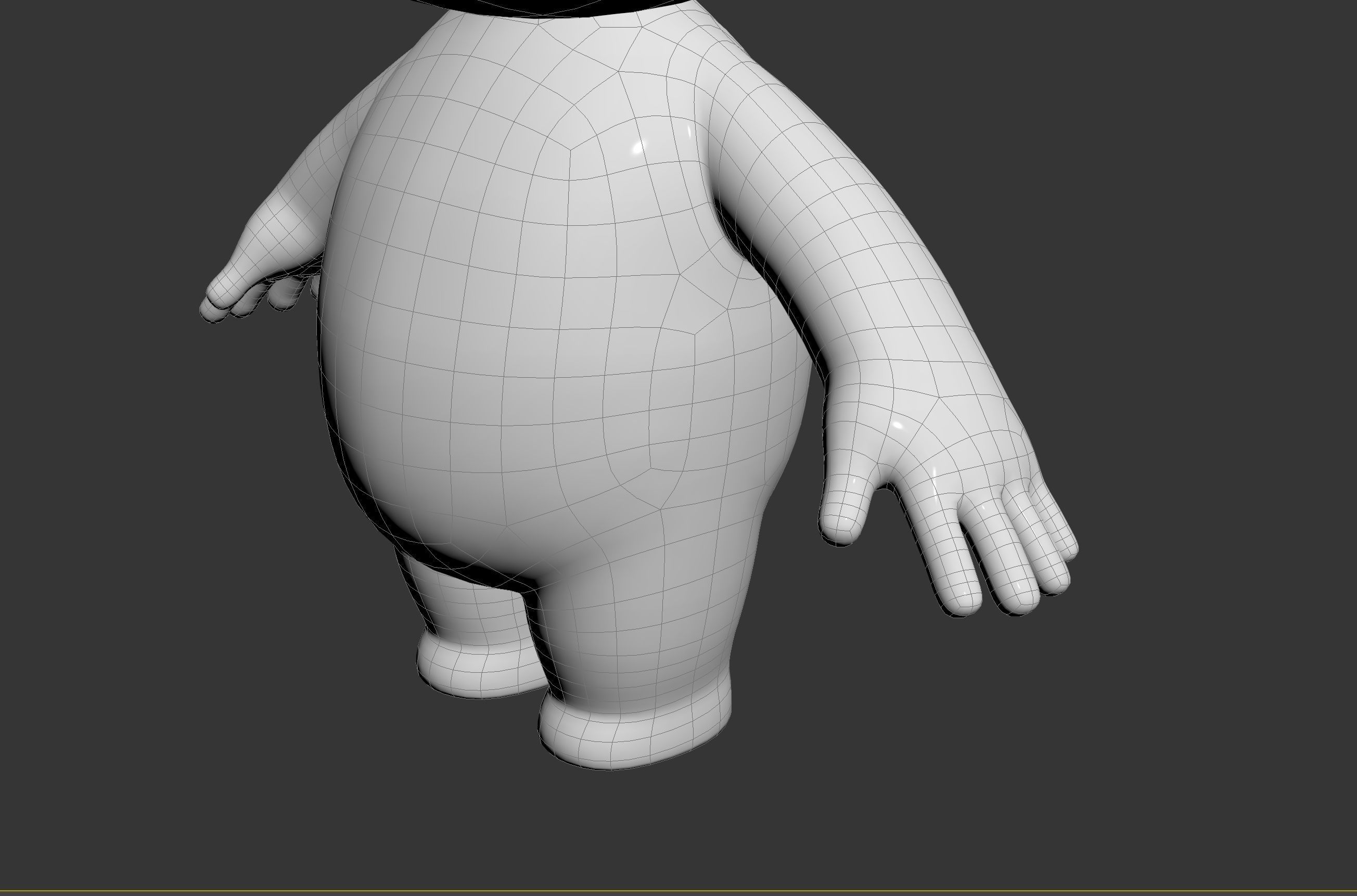 Rigged Stick Man 3D model_34