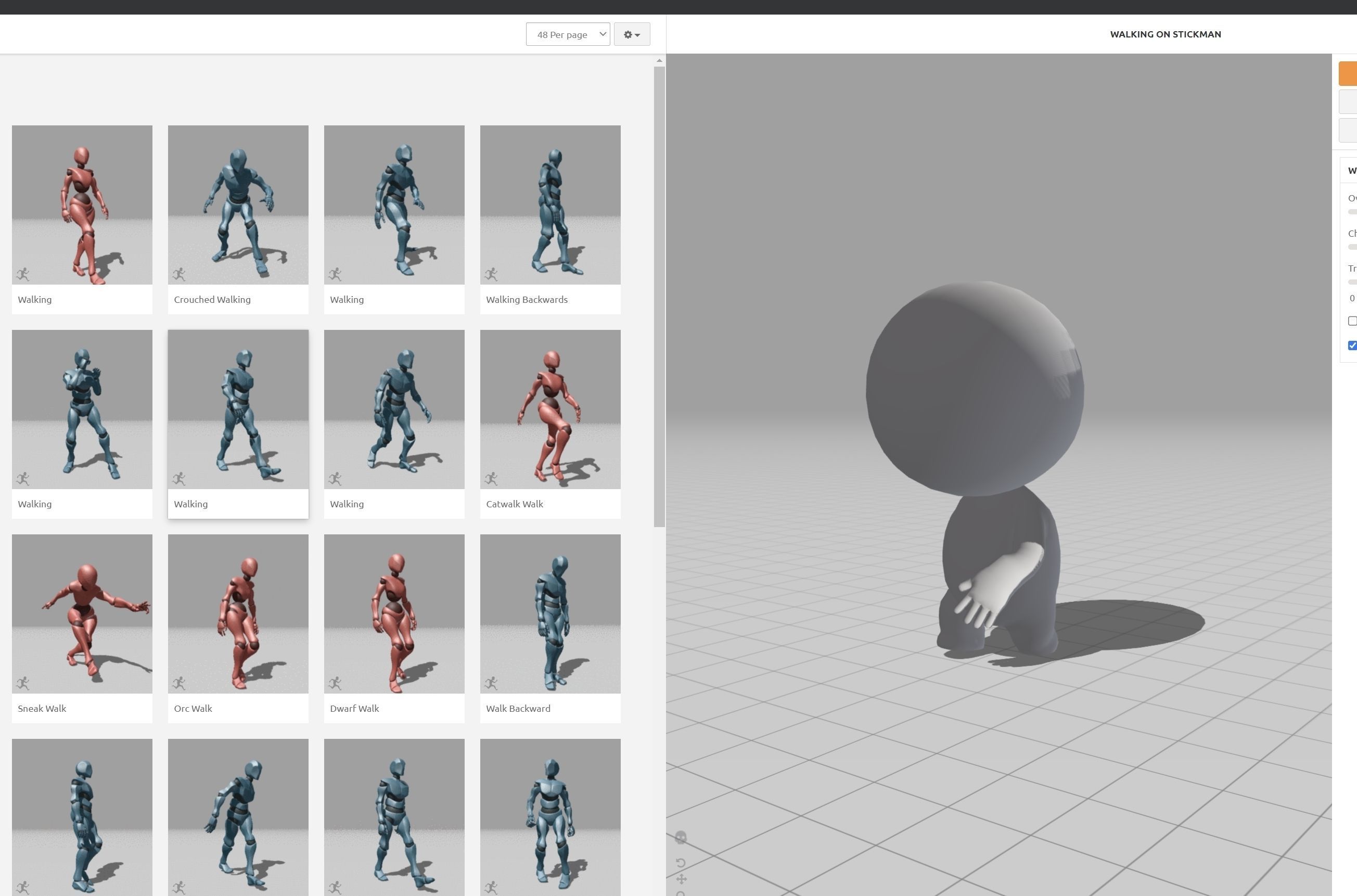 Rigged Stick Man 3D model_37