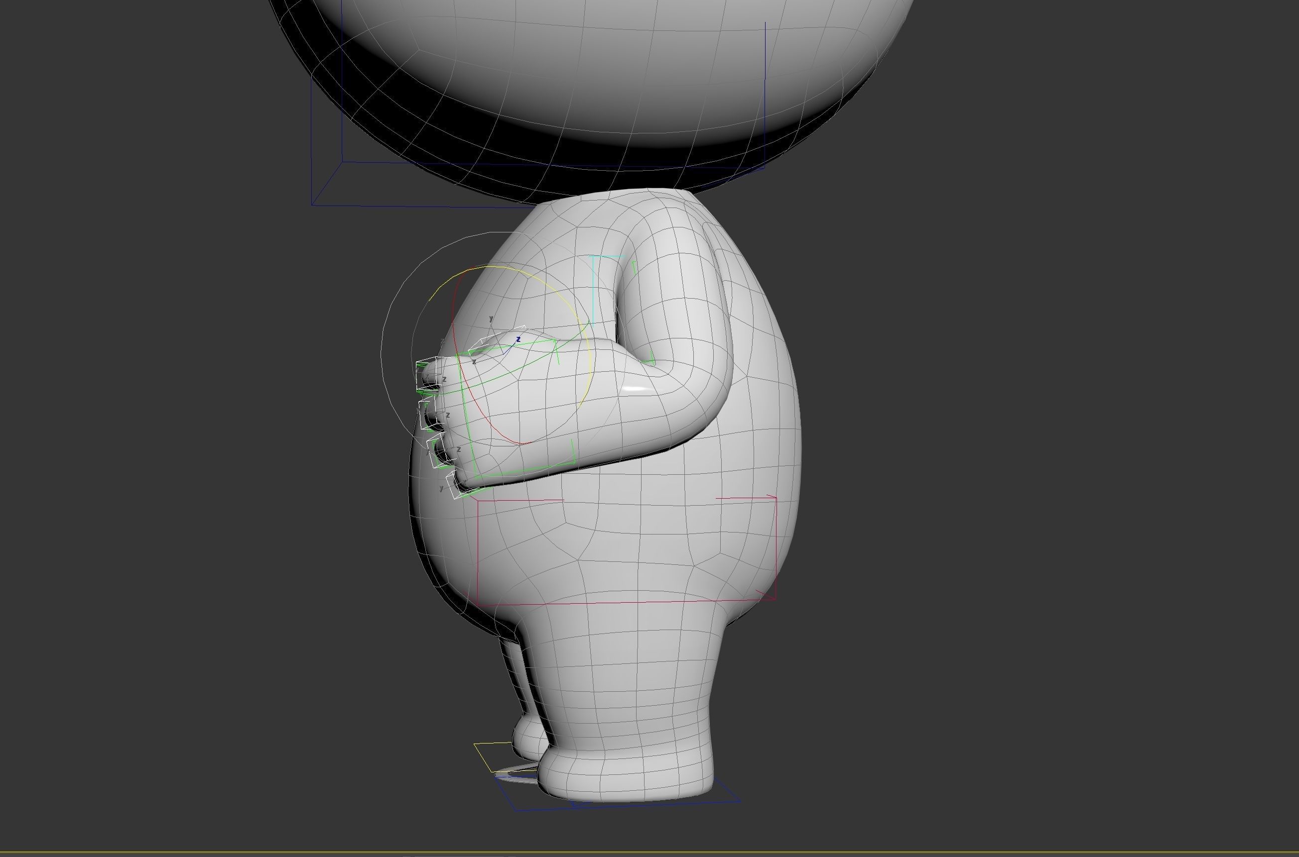 Rigged Stick Man 3D model_22