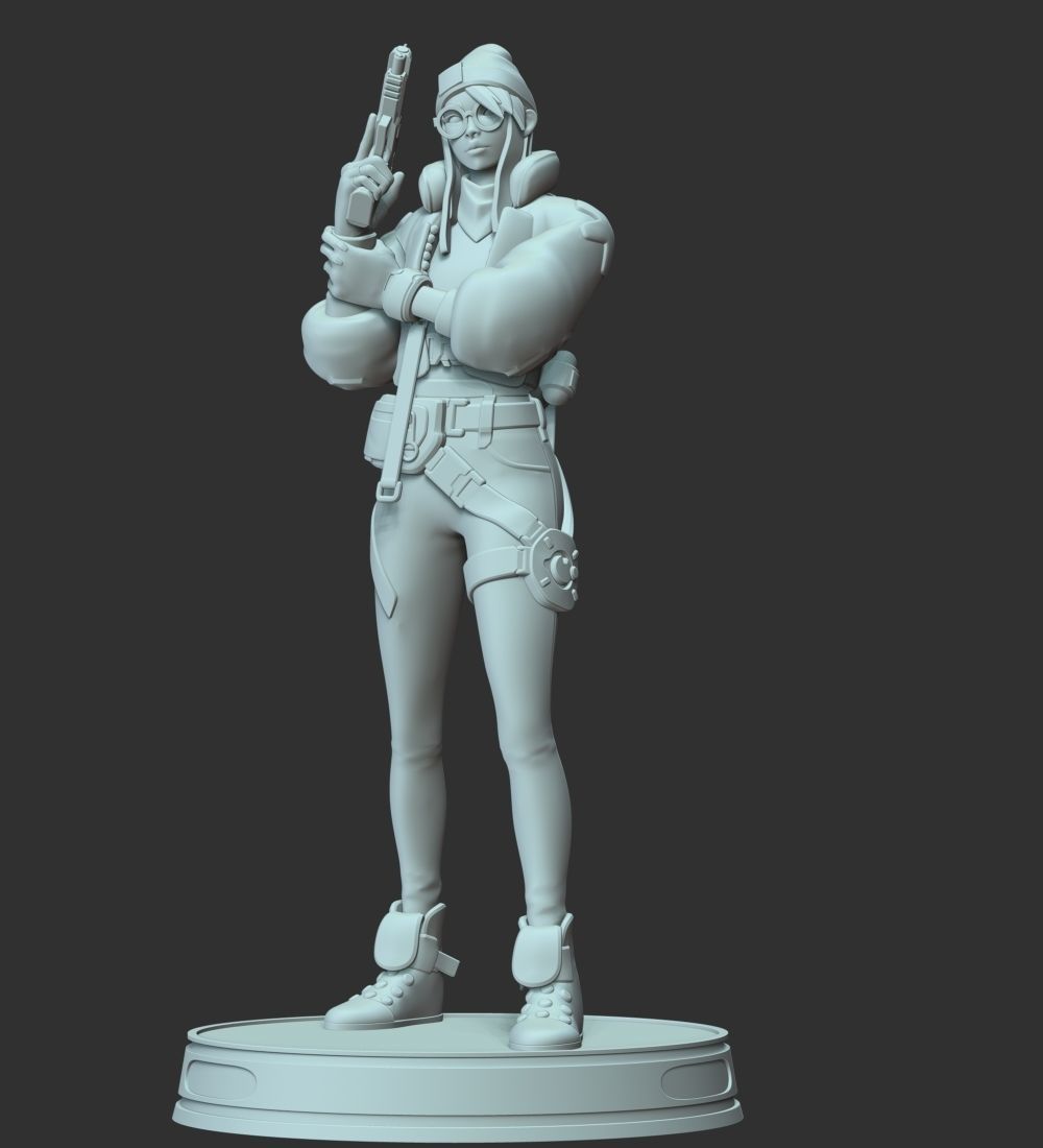 Valorant - Killjoy 3D print model_4