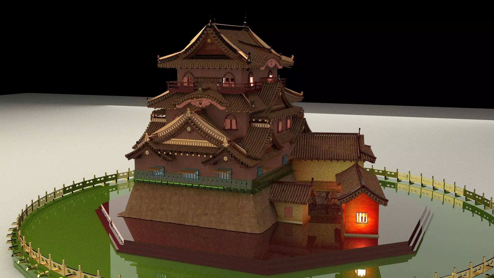Chinese anceint house 3D model