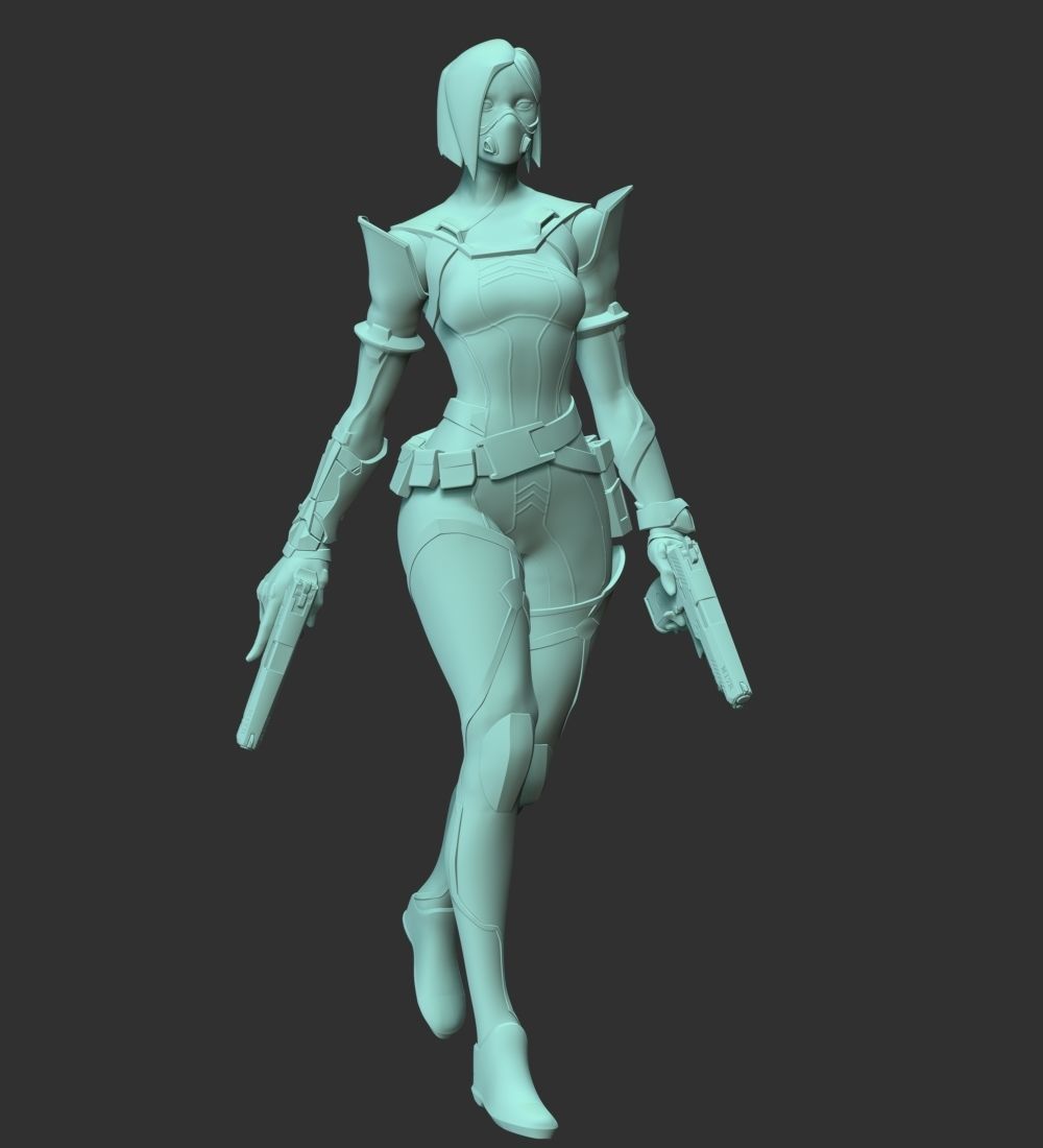 Valorant - Viper 3D model 3D printable | CGTrader