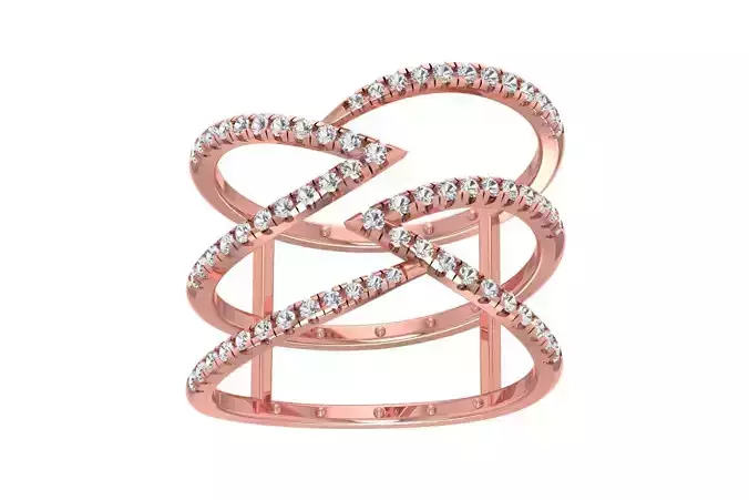 Wedding Engagement Spiral Spring Band Ring