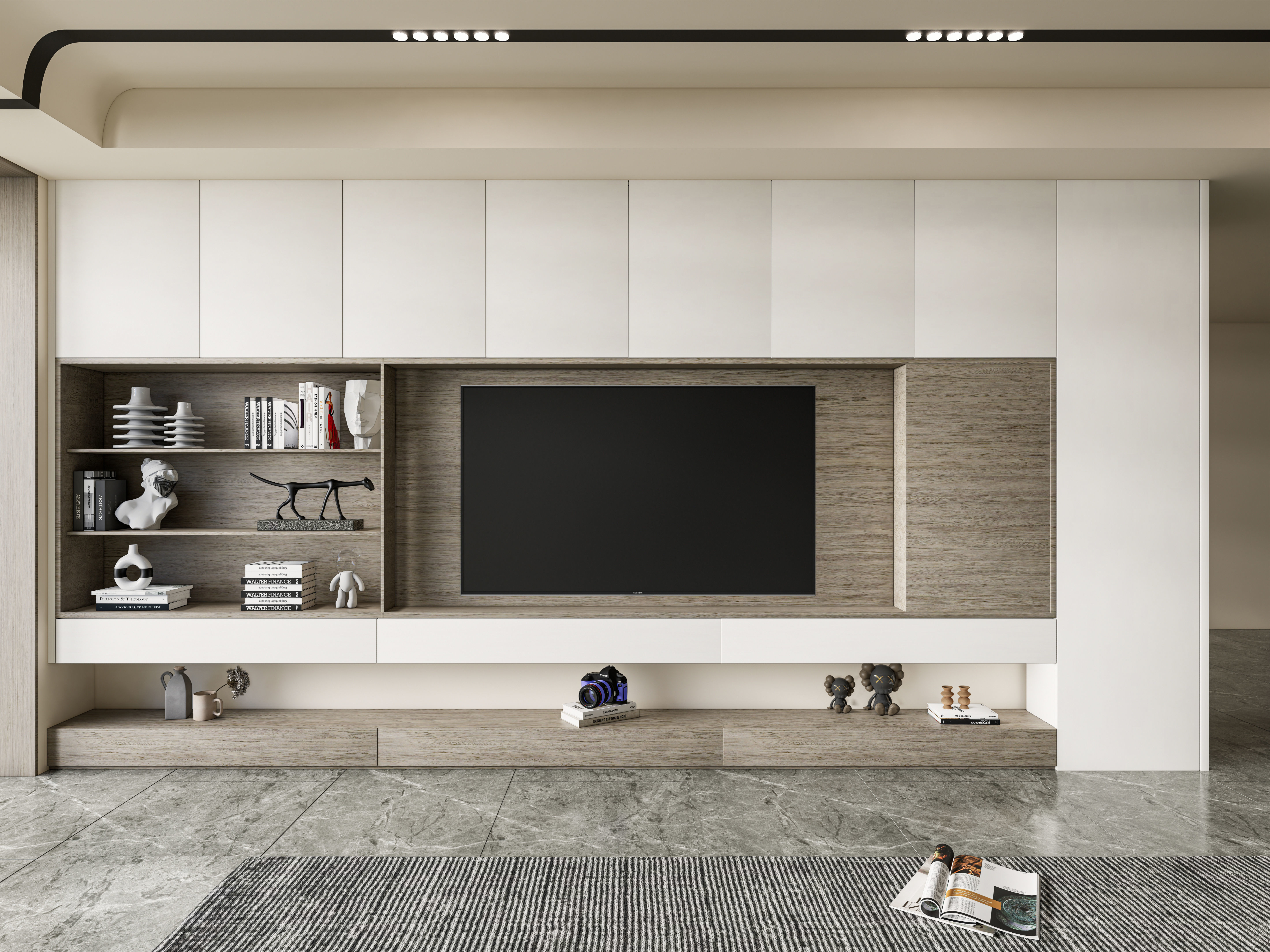 TV wall 36 3D model_12