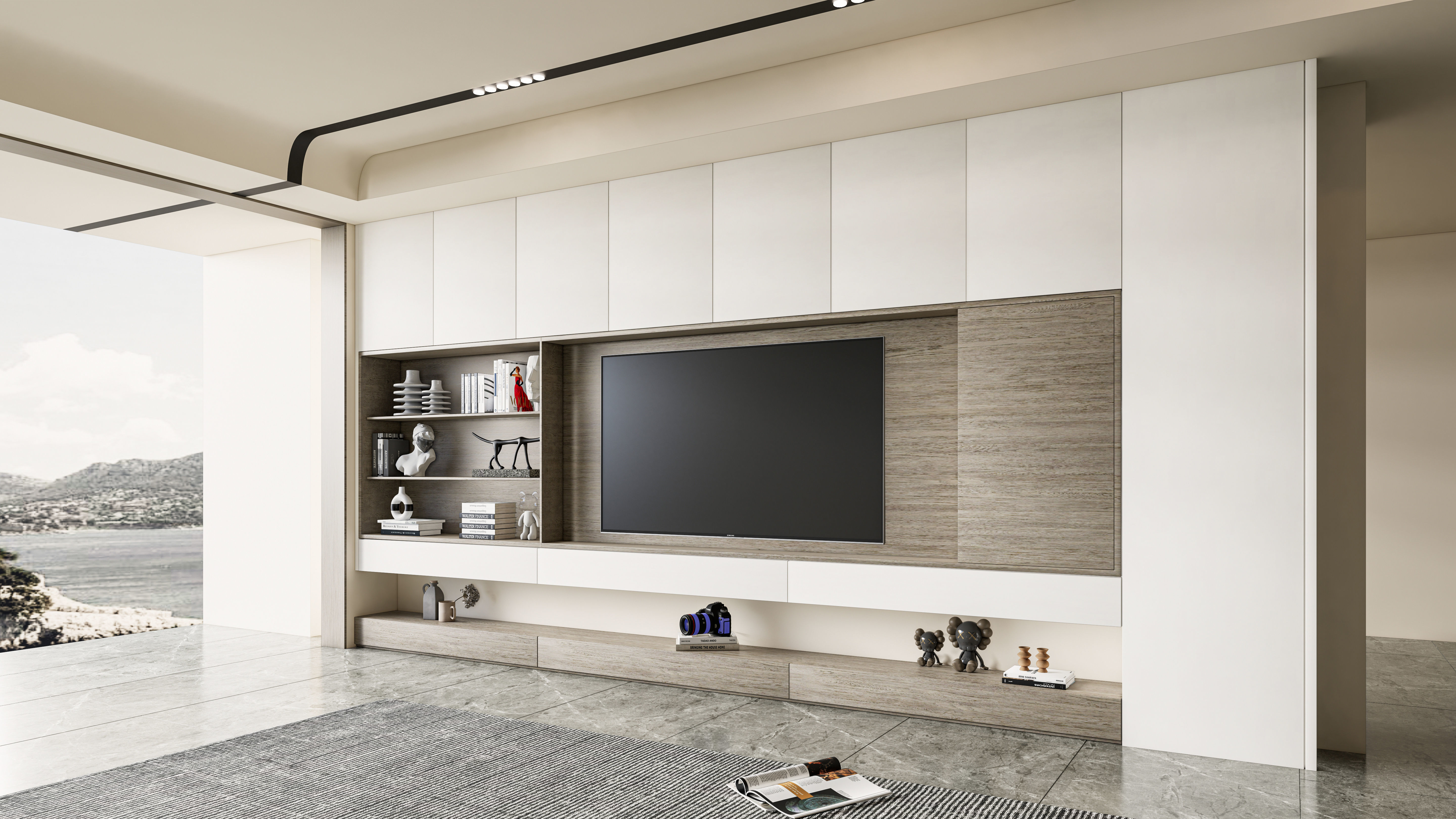 TV wall 36 3D model_8