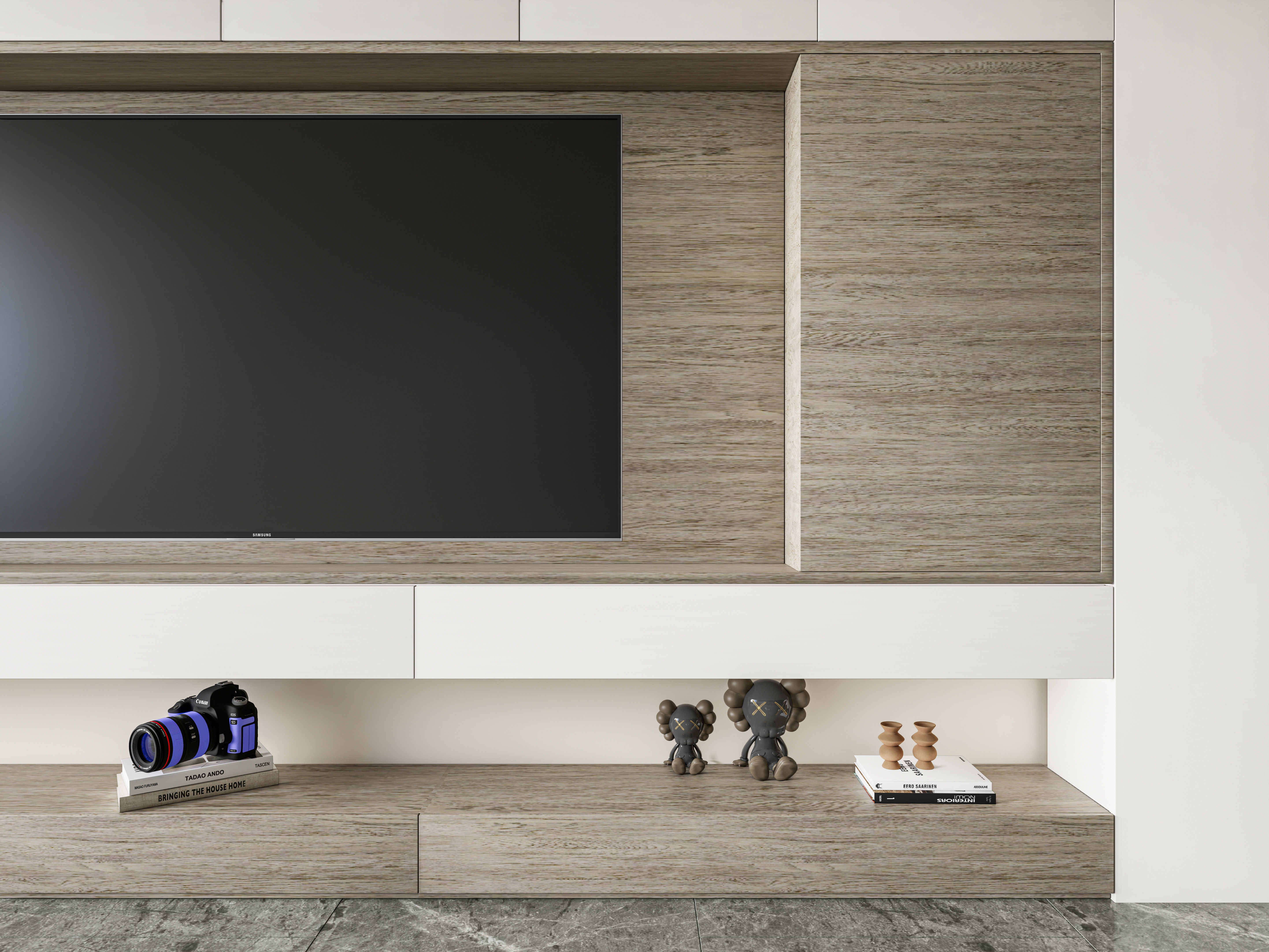TV wall 36 3D model_11