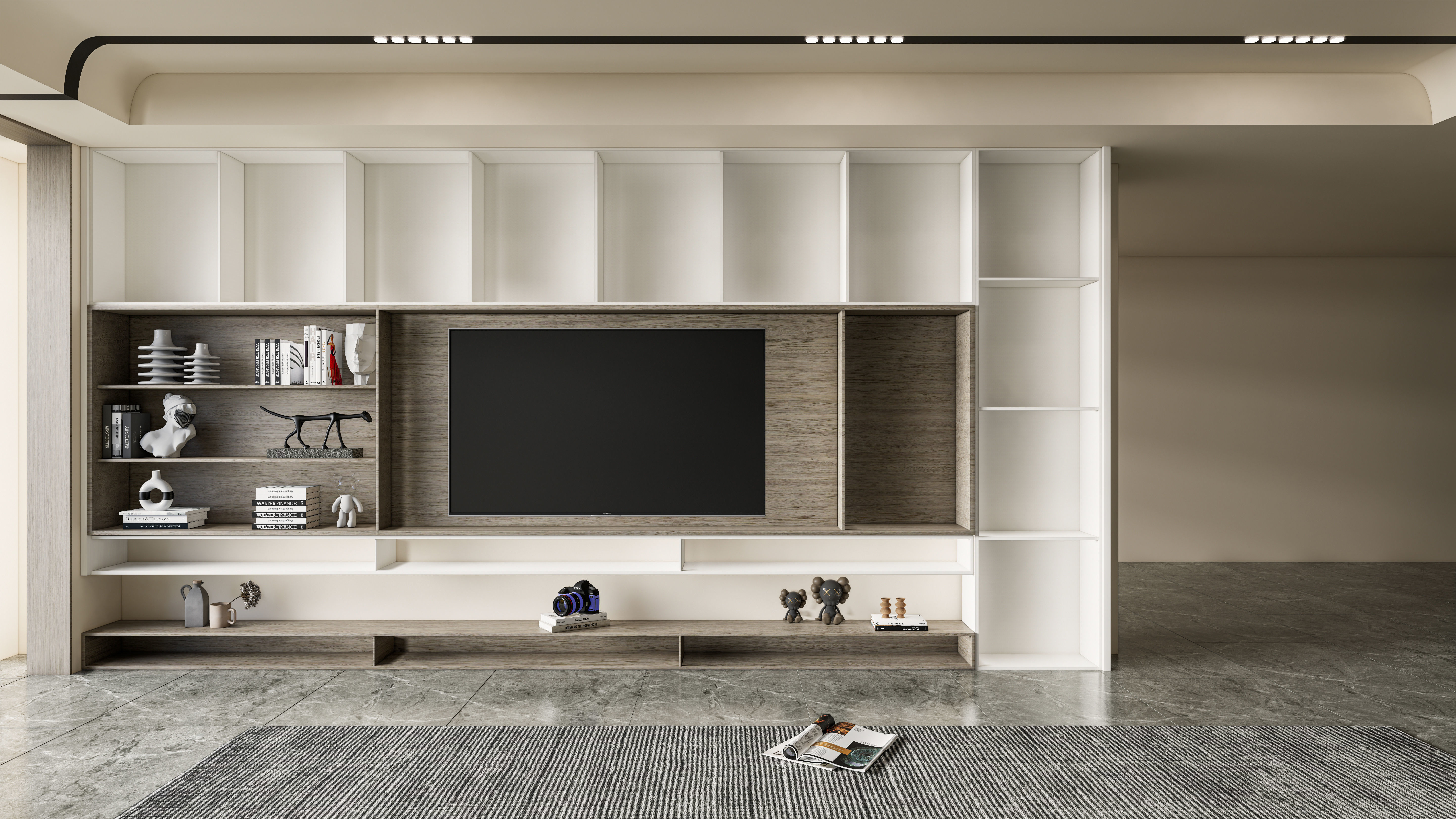 TV wall 36 3D model_10