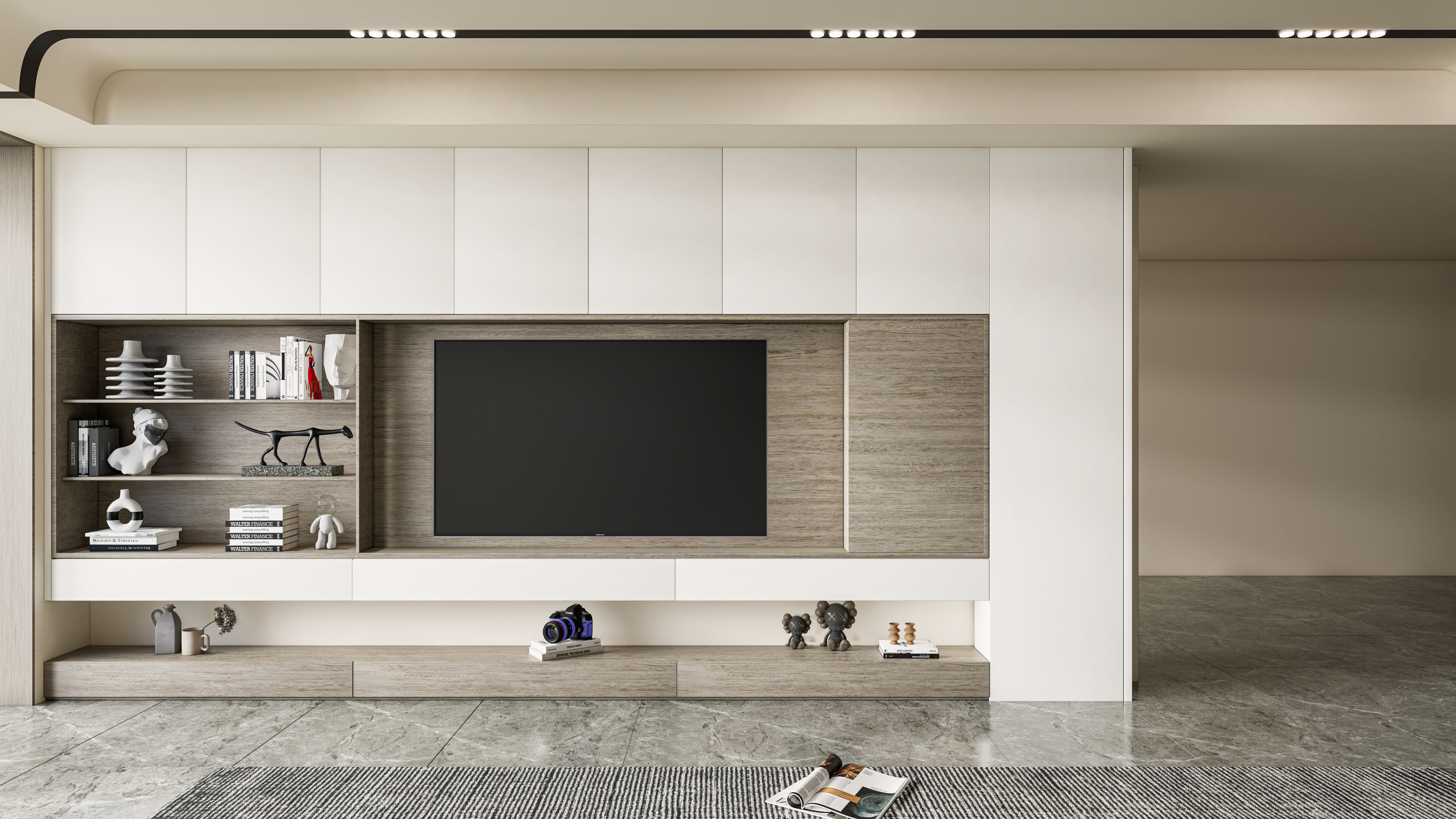 TV wall 36 3D model_13