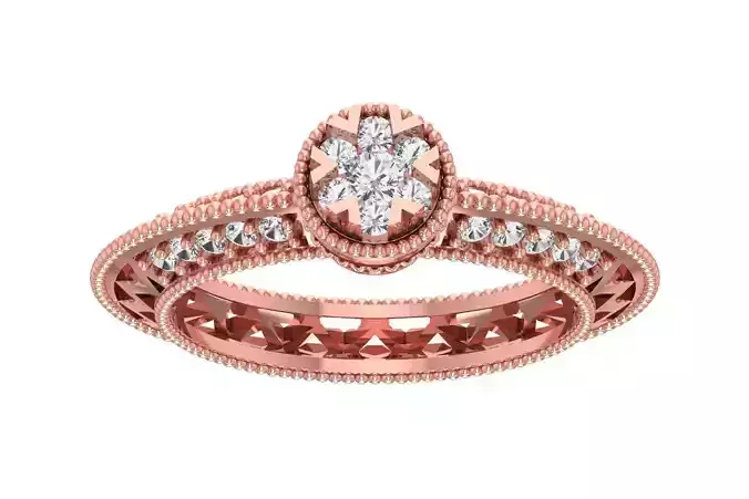 Women Engagement Wedding Band Ring