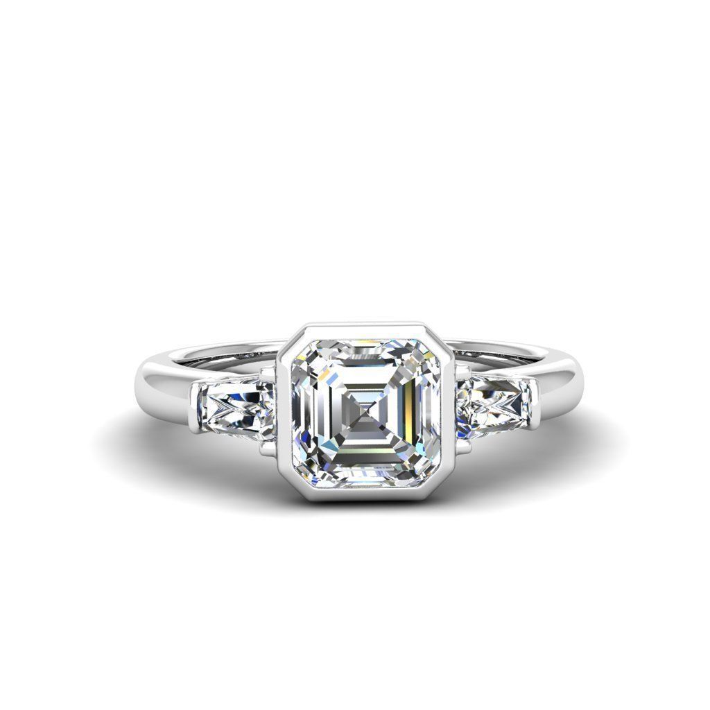 Engagement ring Maya ascher 3D print model_15