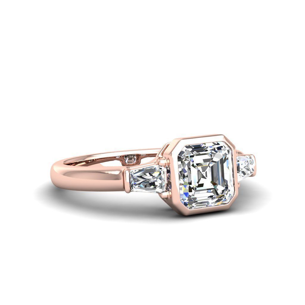 Engagement ring Maya ascher 3D print model_27