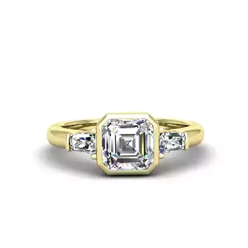 Engagement ring Maya ascher 3D print model
