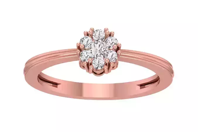 Solitaire Diamond Engagement Ring