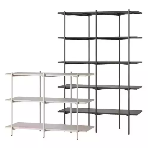 Cross Shelving Units medium and tall