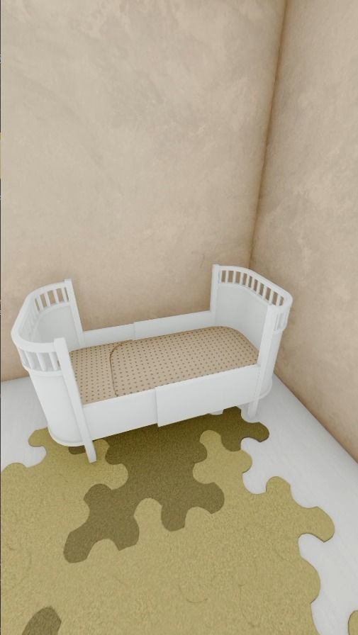 Children bedroom 3D model_1