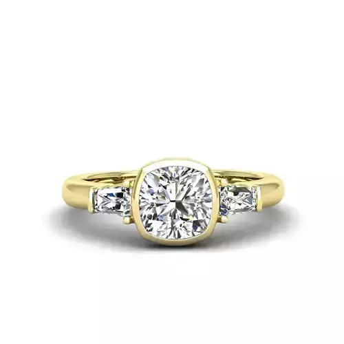 Engagement ring Maya qushion 3D print model