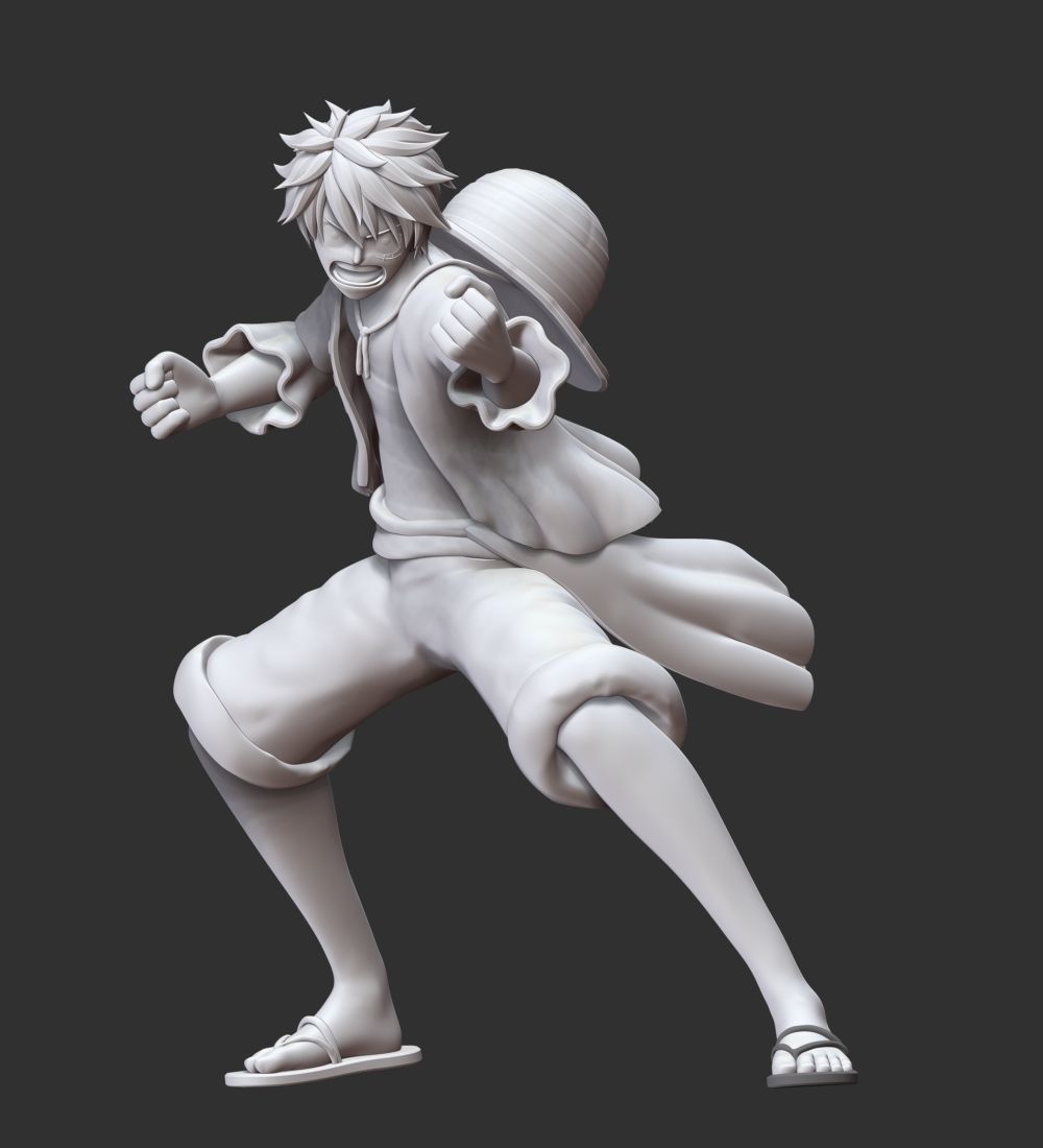 One Piece - Luffy 3D print model_9