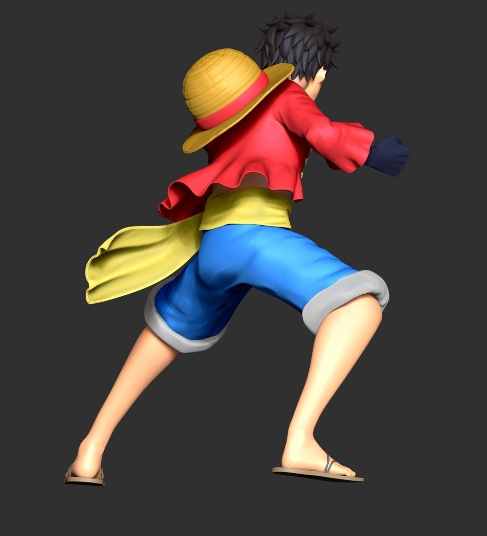 One Piece - Luffy 3D print model_8