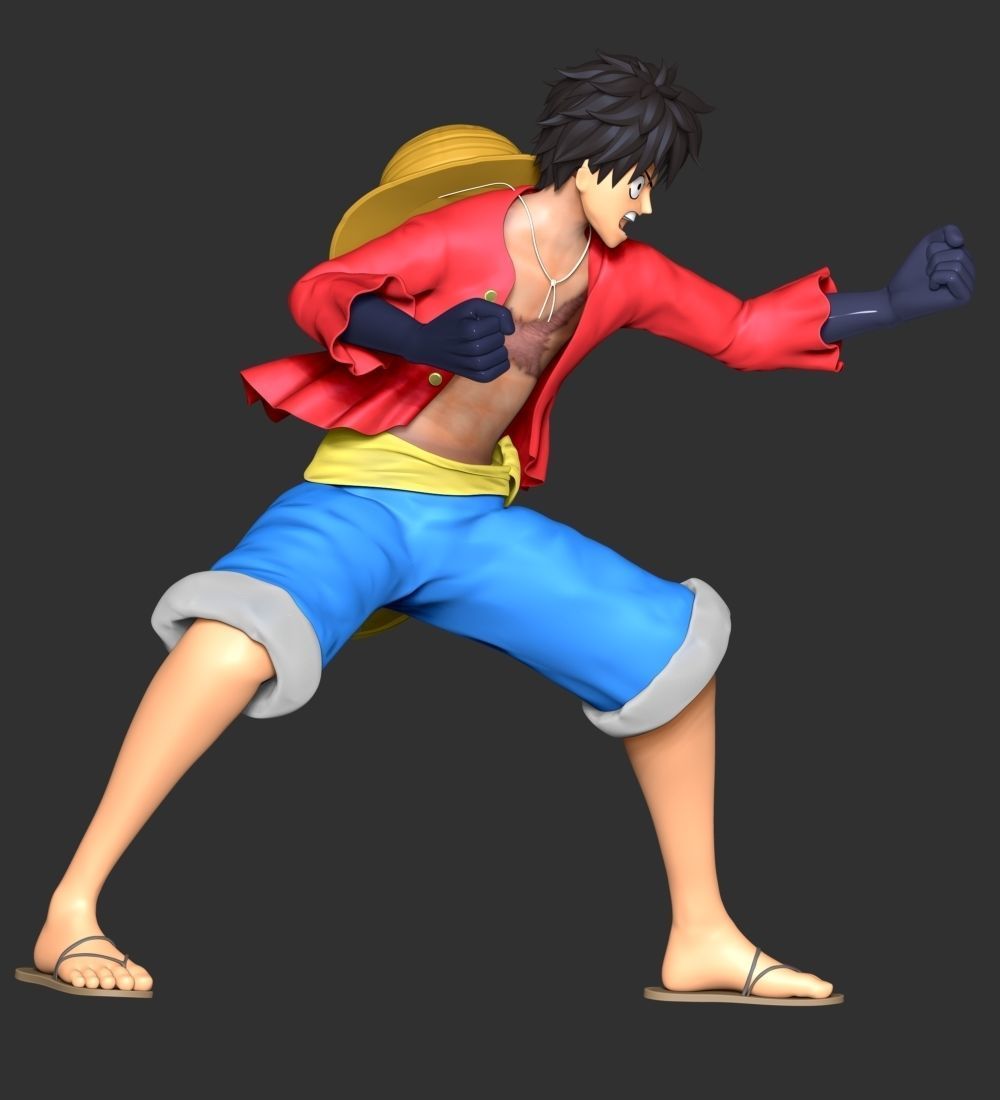 One Piece - Luffy 3D print model_6