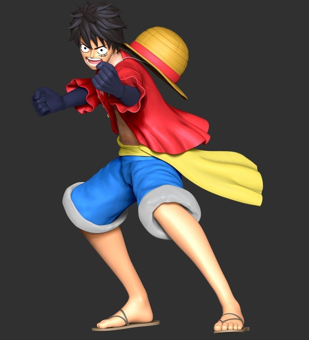 One Piece - Luffy 3D print model_3