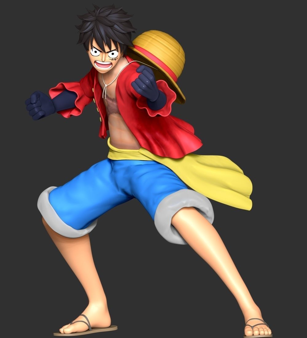 One Piece - Luffy 3D print model_2