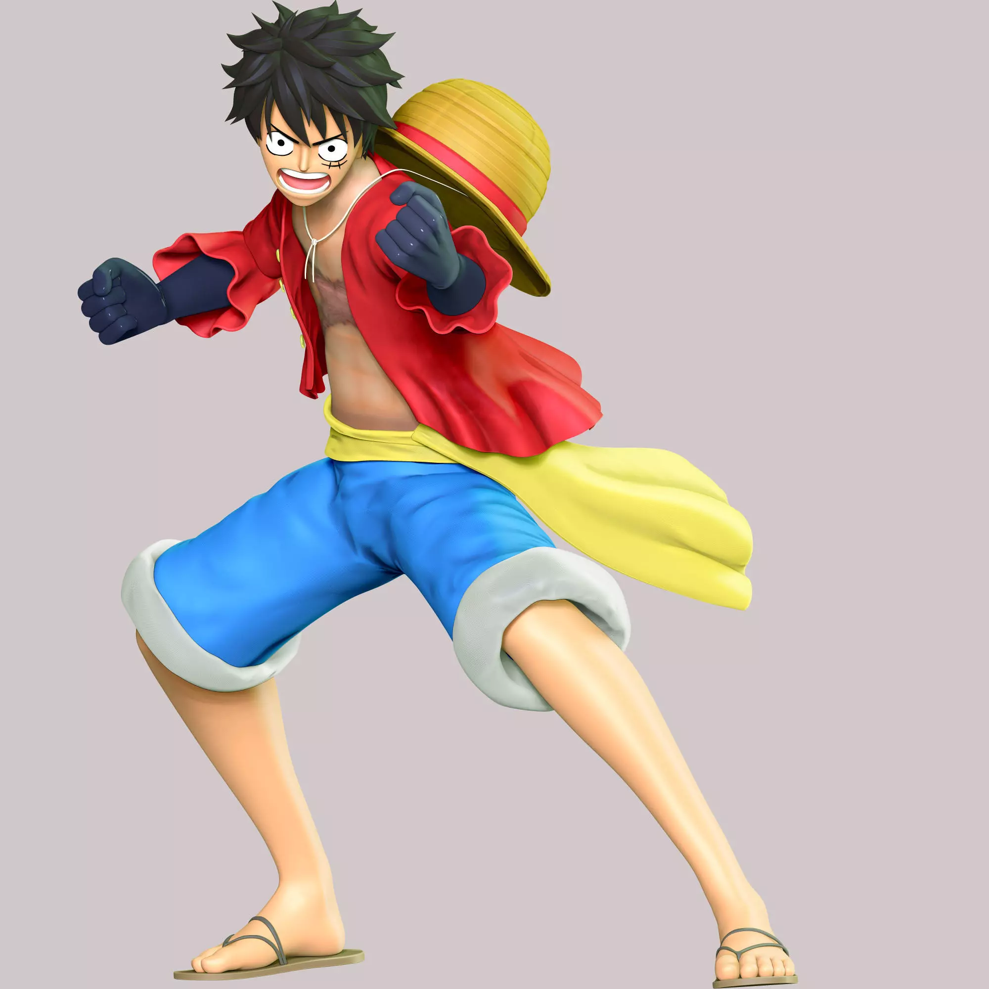 One Piece - Luffy 3D print model_0