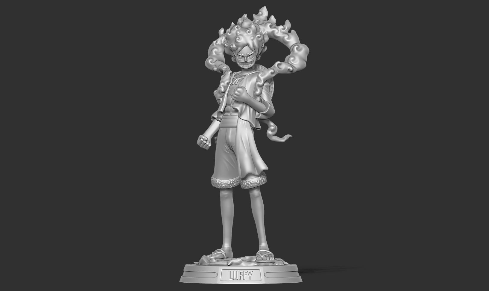 Luffy Gear 5 - One Piece 3D print model_12