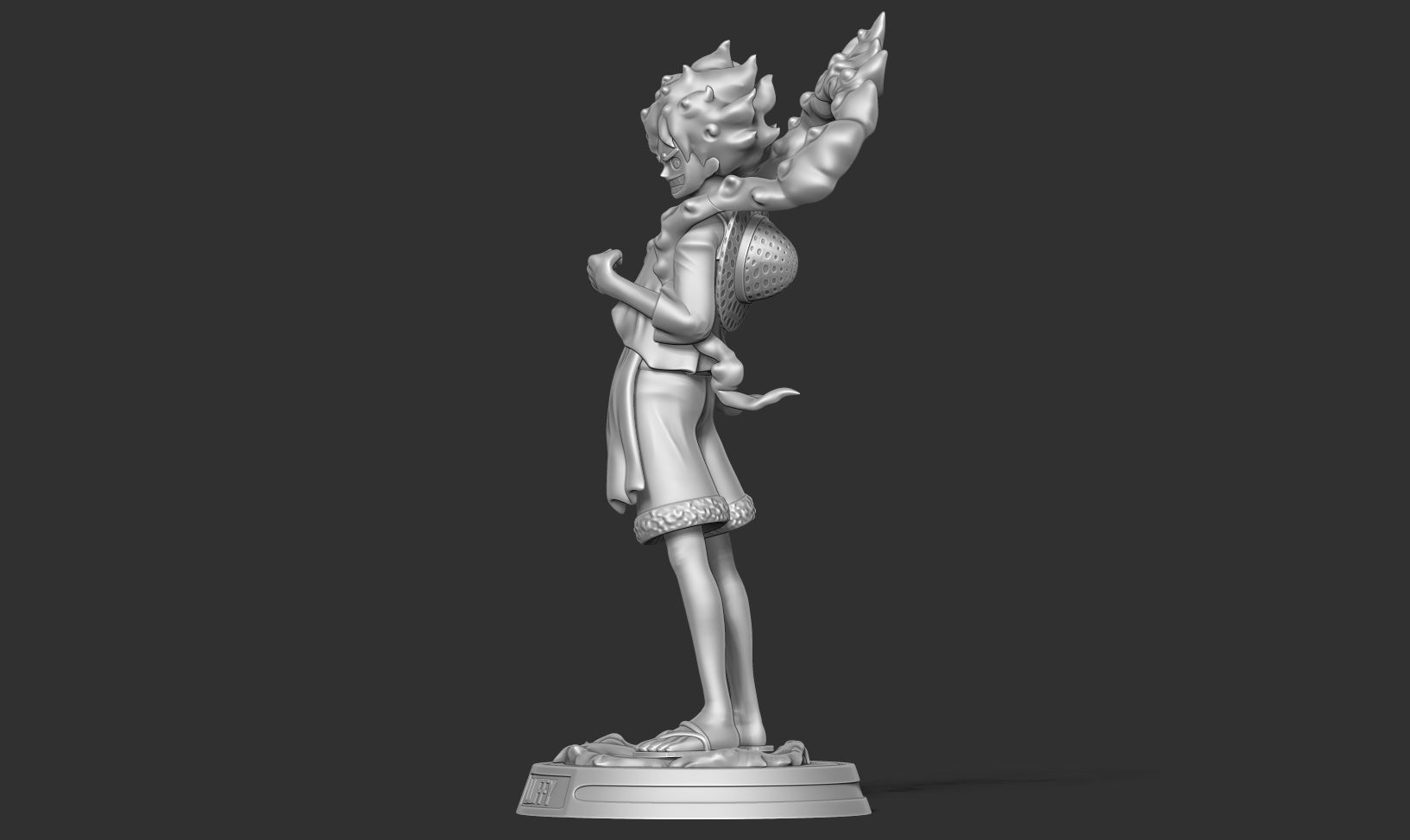 Luffy Gear 5 - One Piece 3D print model_14