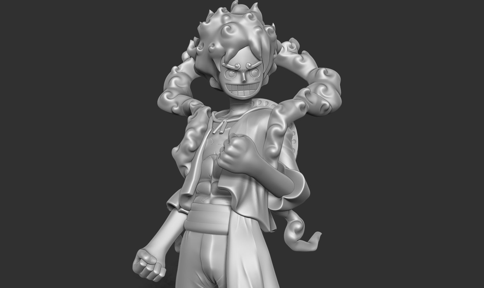 Luffy Gear 5 - One Piece 3D print model_10