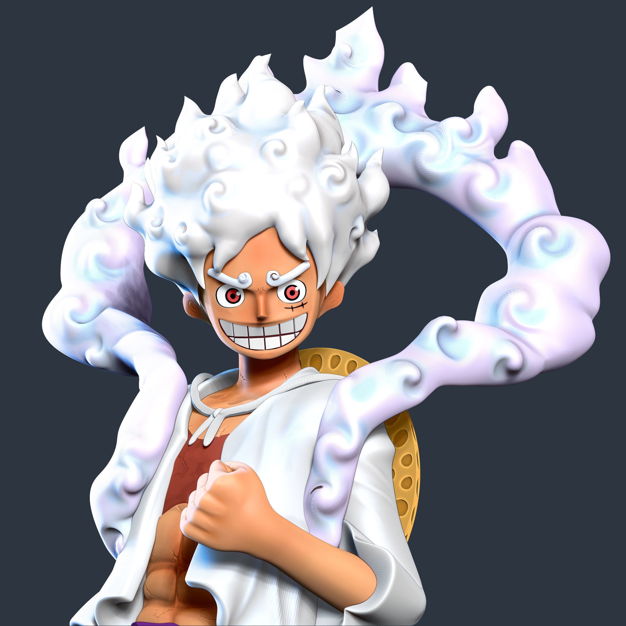 Luffy Gear 5 - One Piece 3D print model_8