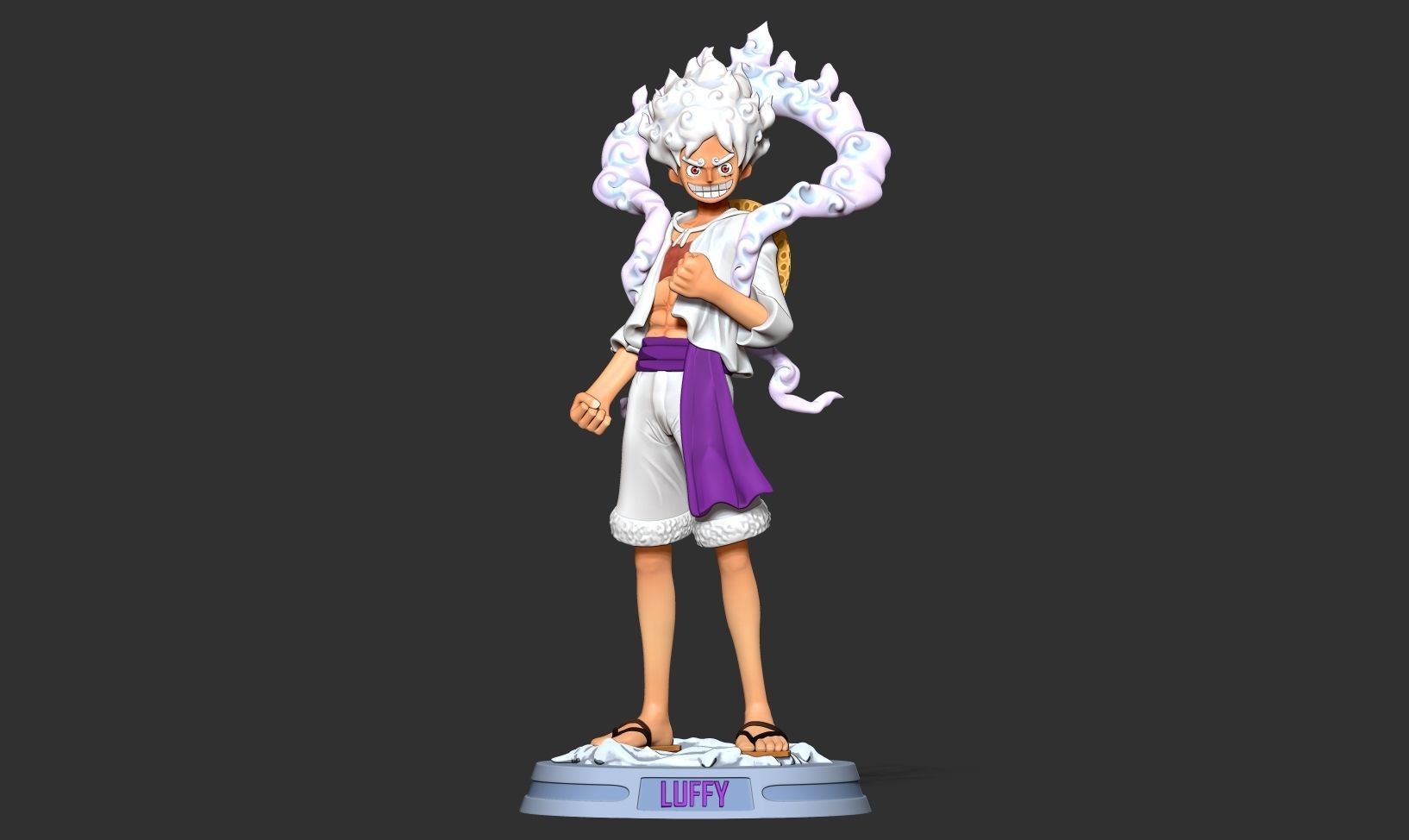 Luffy Gear 5 - One Piece 3D print model_11