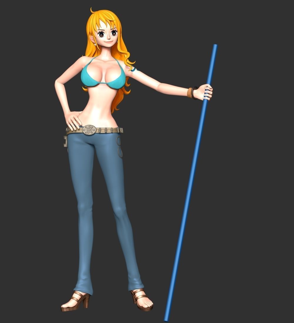 One Piece - Nami 3D print model_3