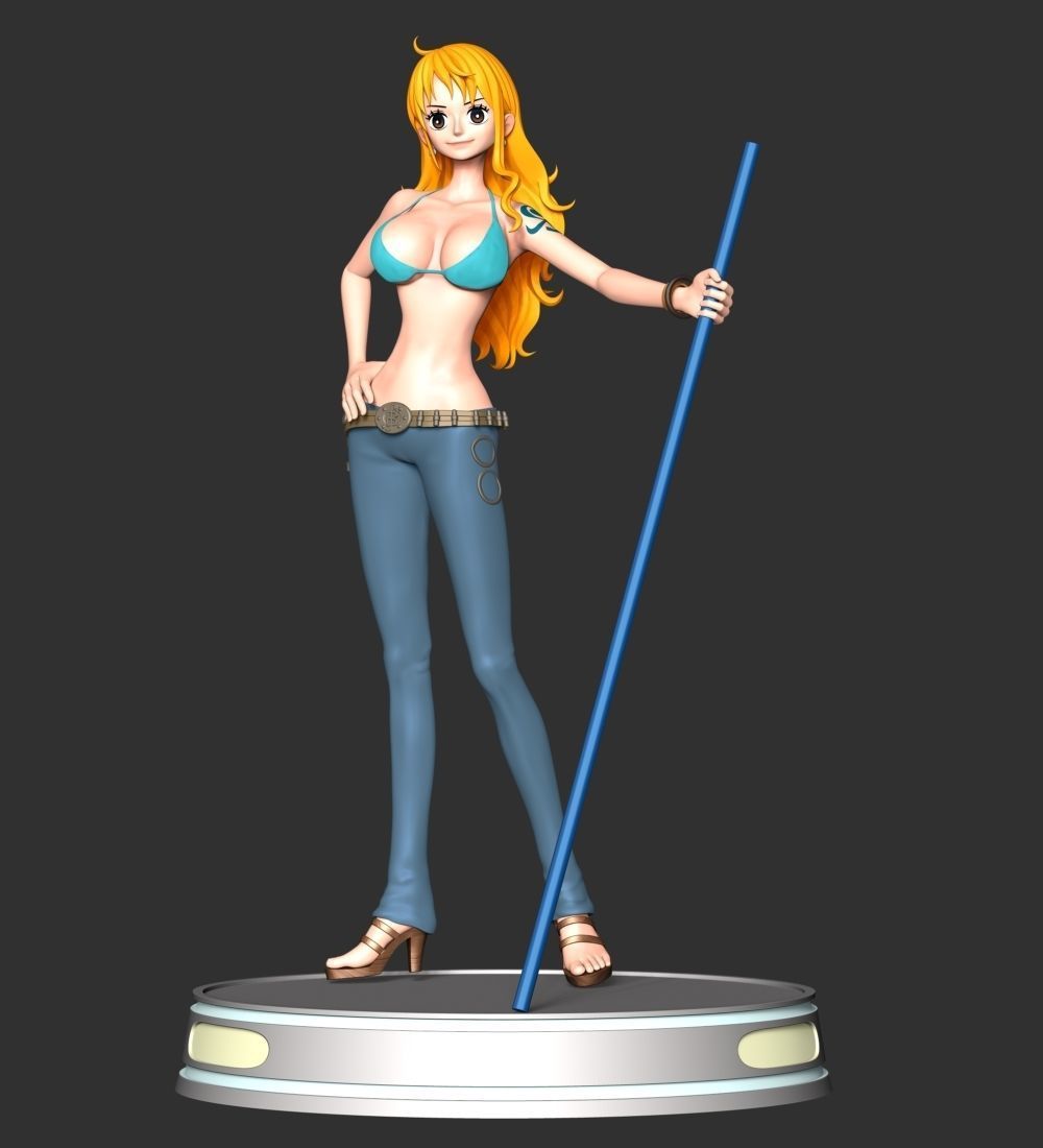One Piece - Nami 3D print model_1