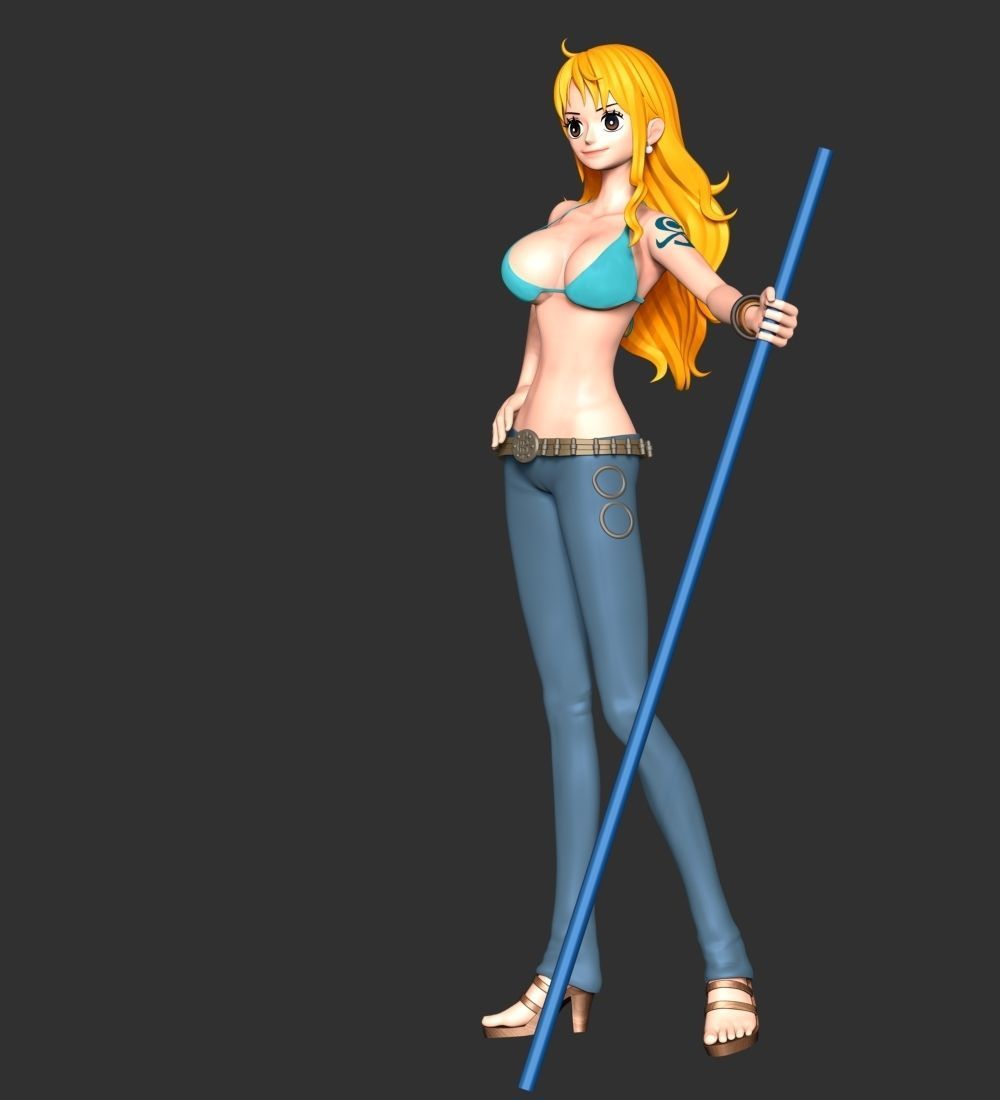 One Piece - Nami 3D print model_6