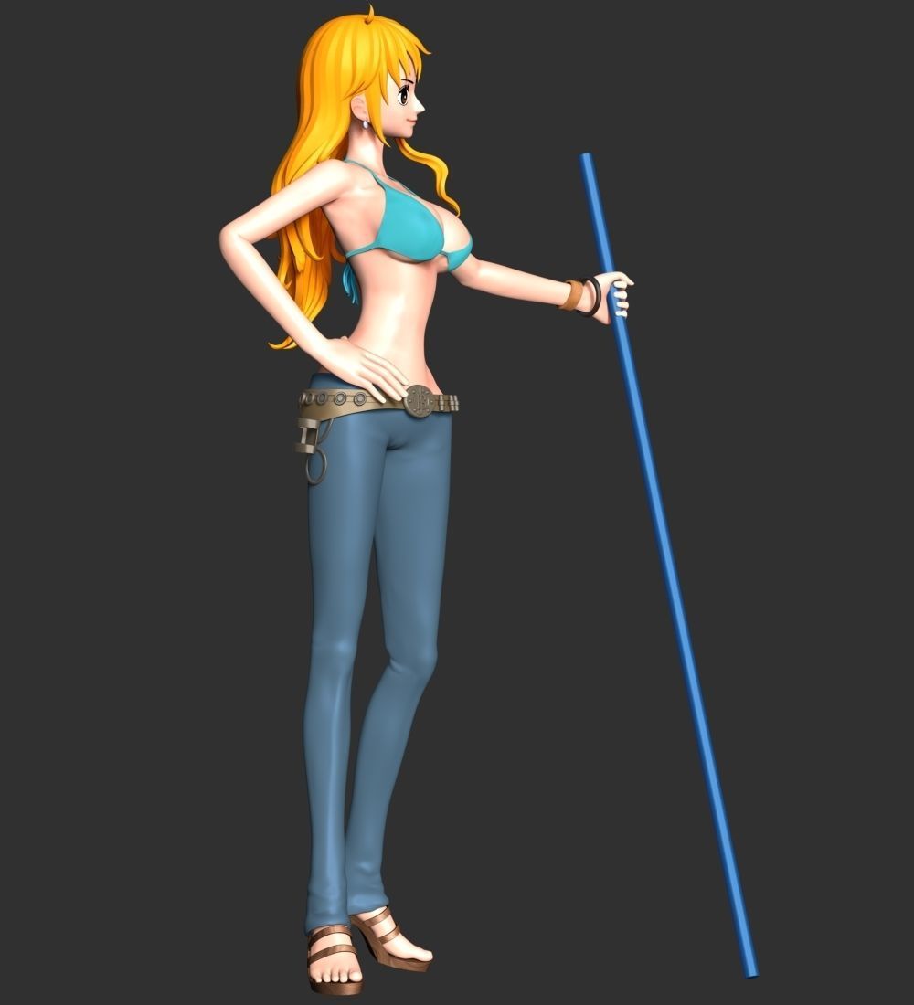 One Piece - Nami 3D print model_4