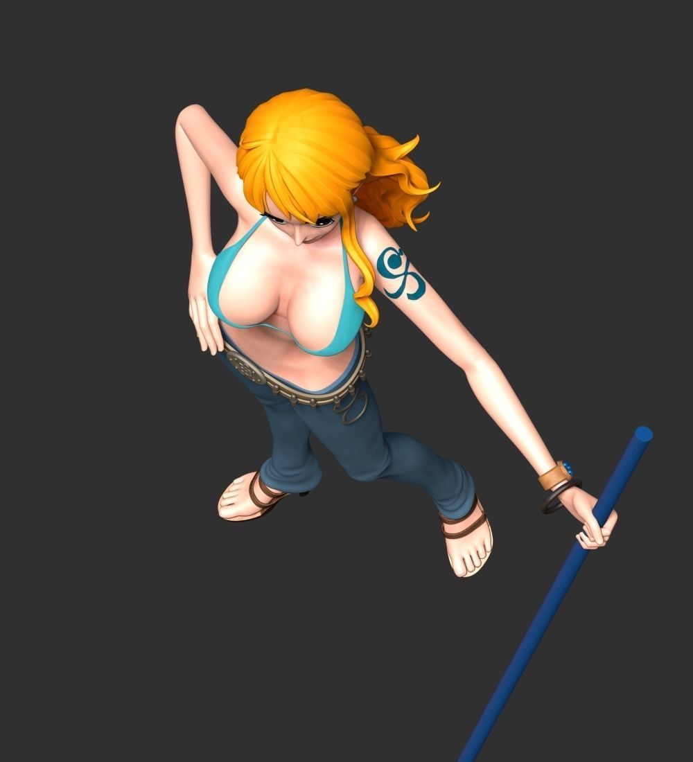 One Piece - Nami 3D print model_7
