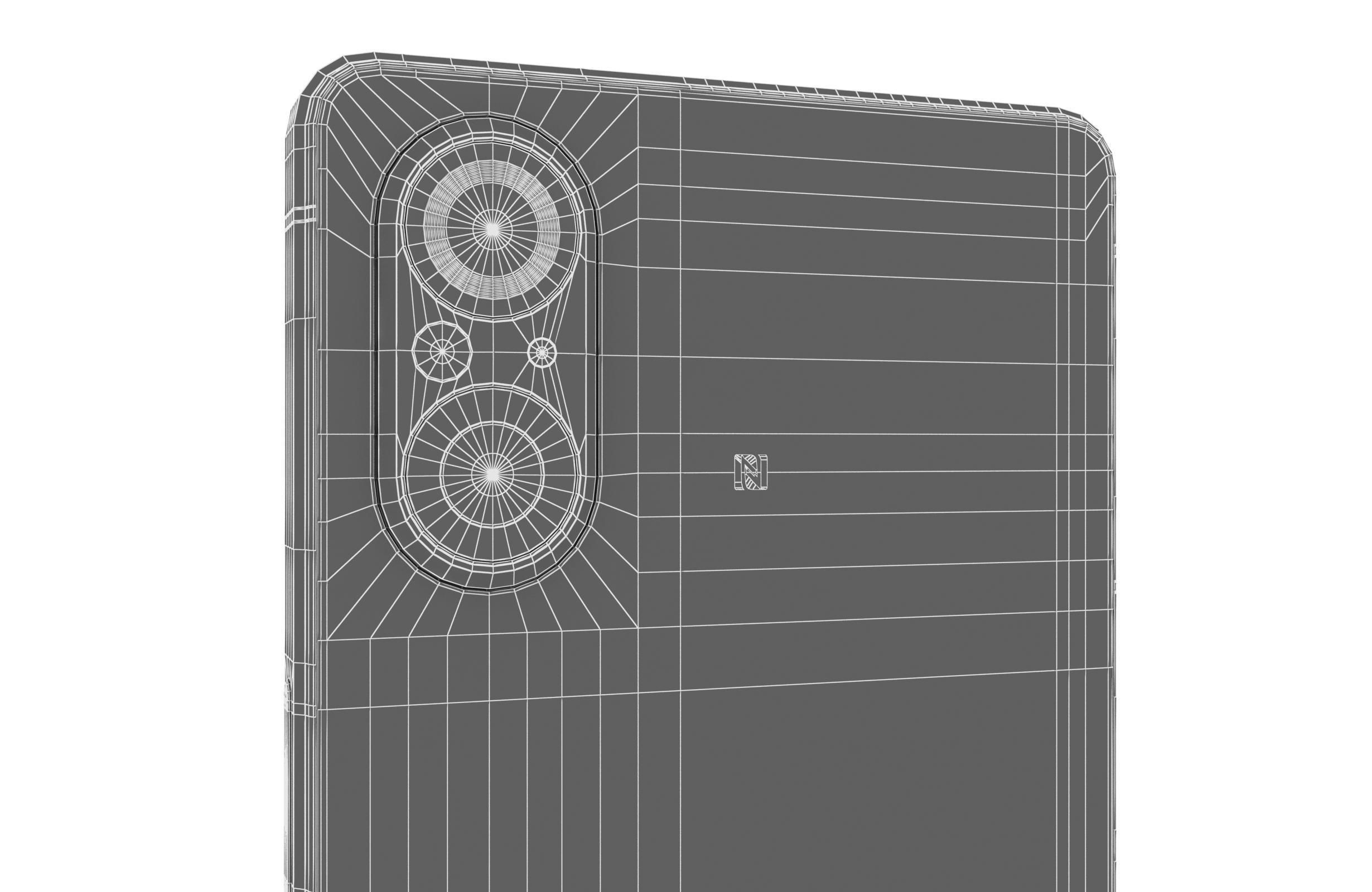 Sony Xperia 5V All Colors Low-poly 3D model_40