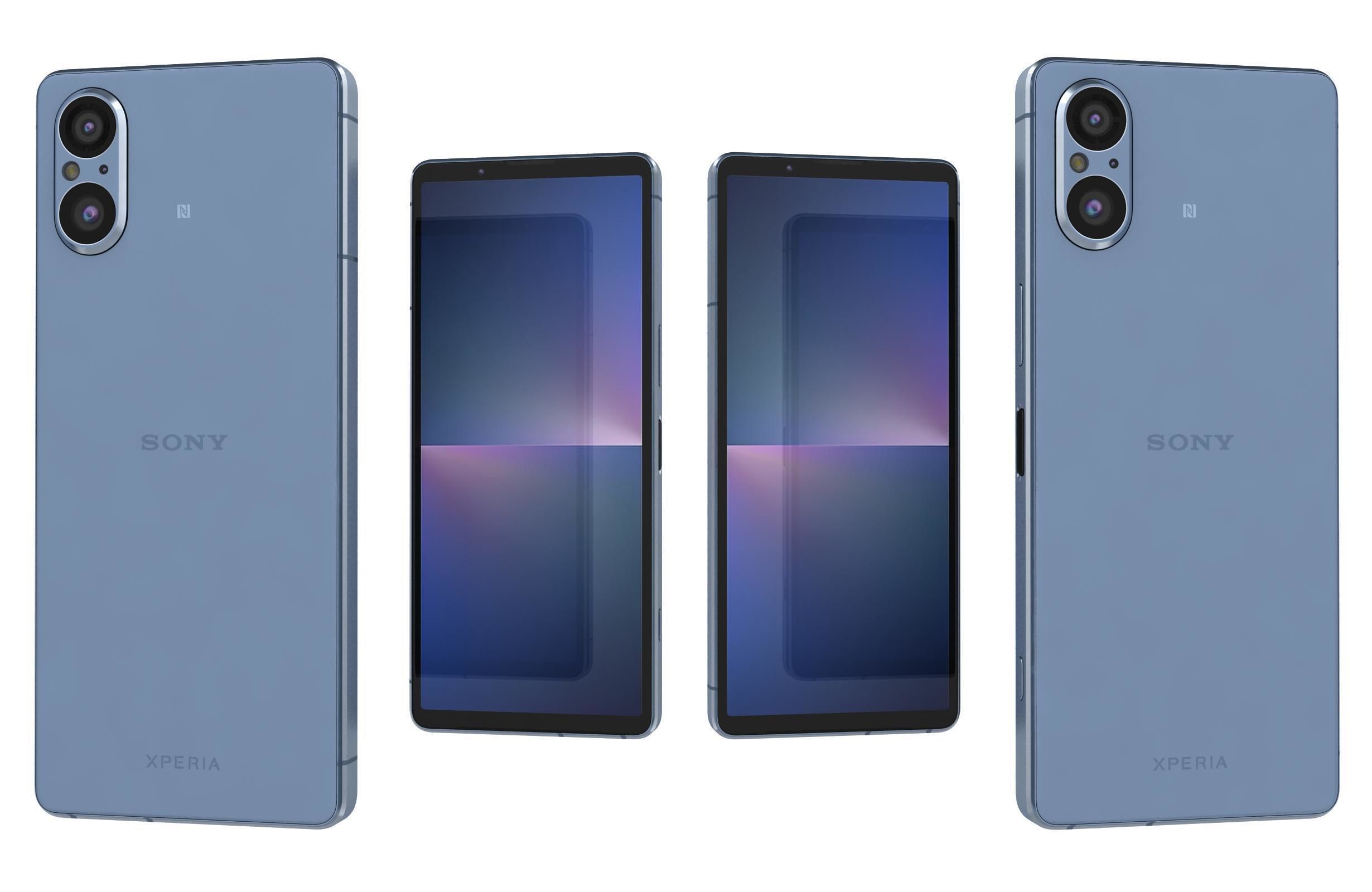 Sony Xperia 5V All Colors Low-poly 3D model_25