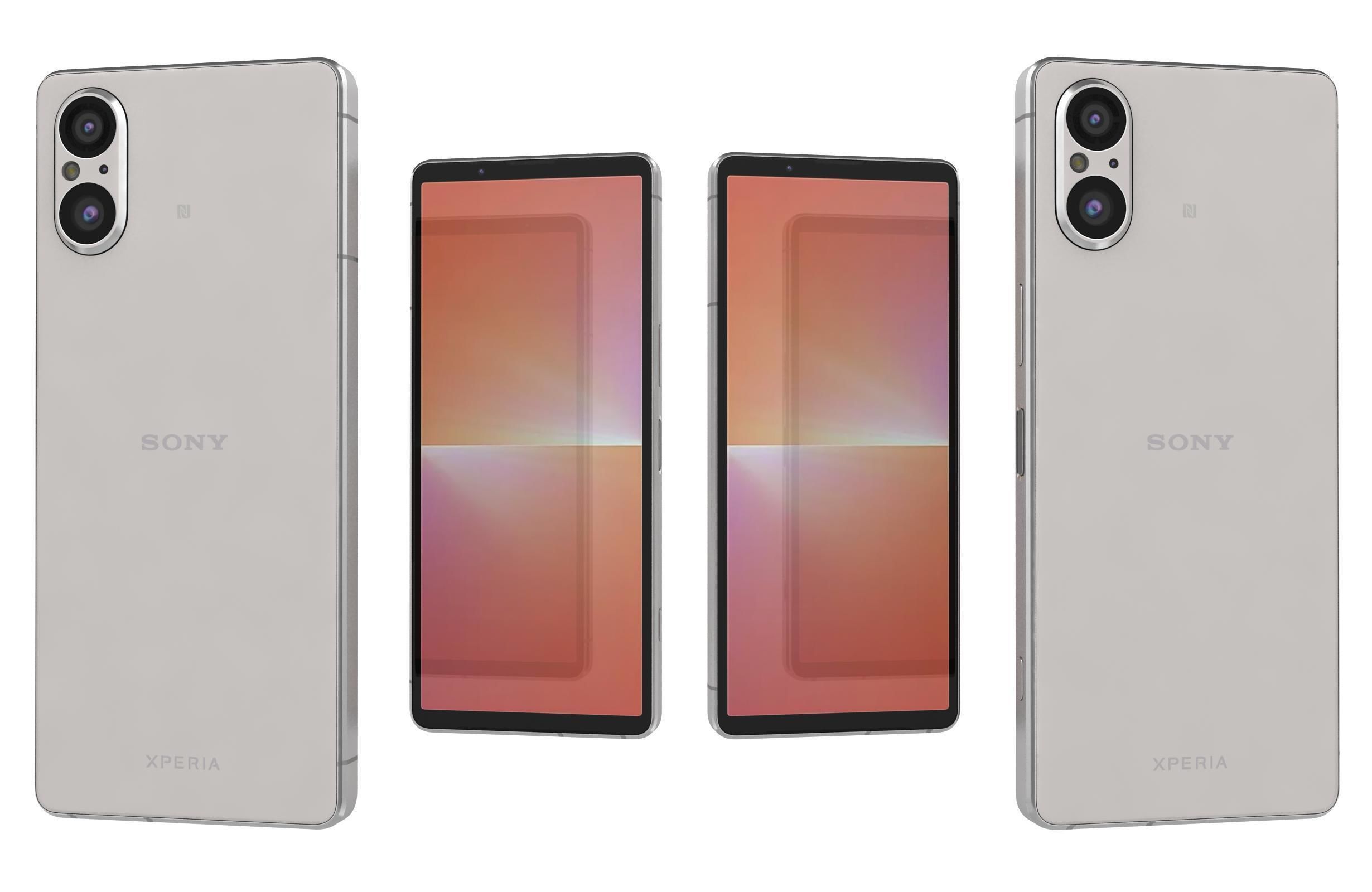 Sony Xperia 5V All Colors Low-poly 3D model_16