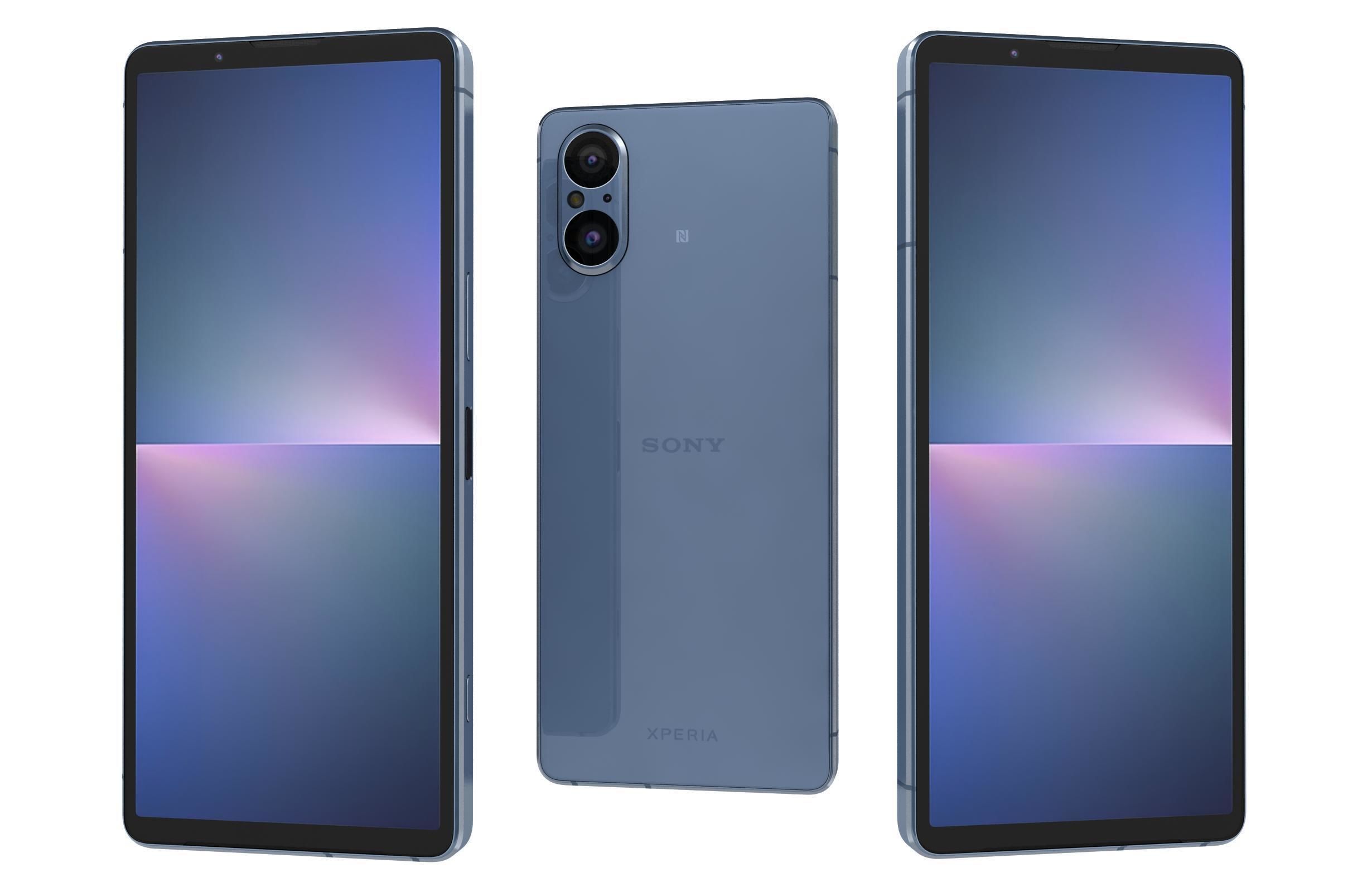 Sony Xperia 5V All Colors Low-poly 3D model_24