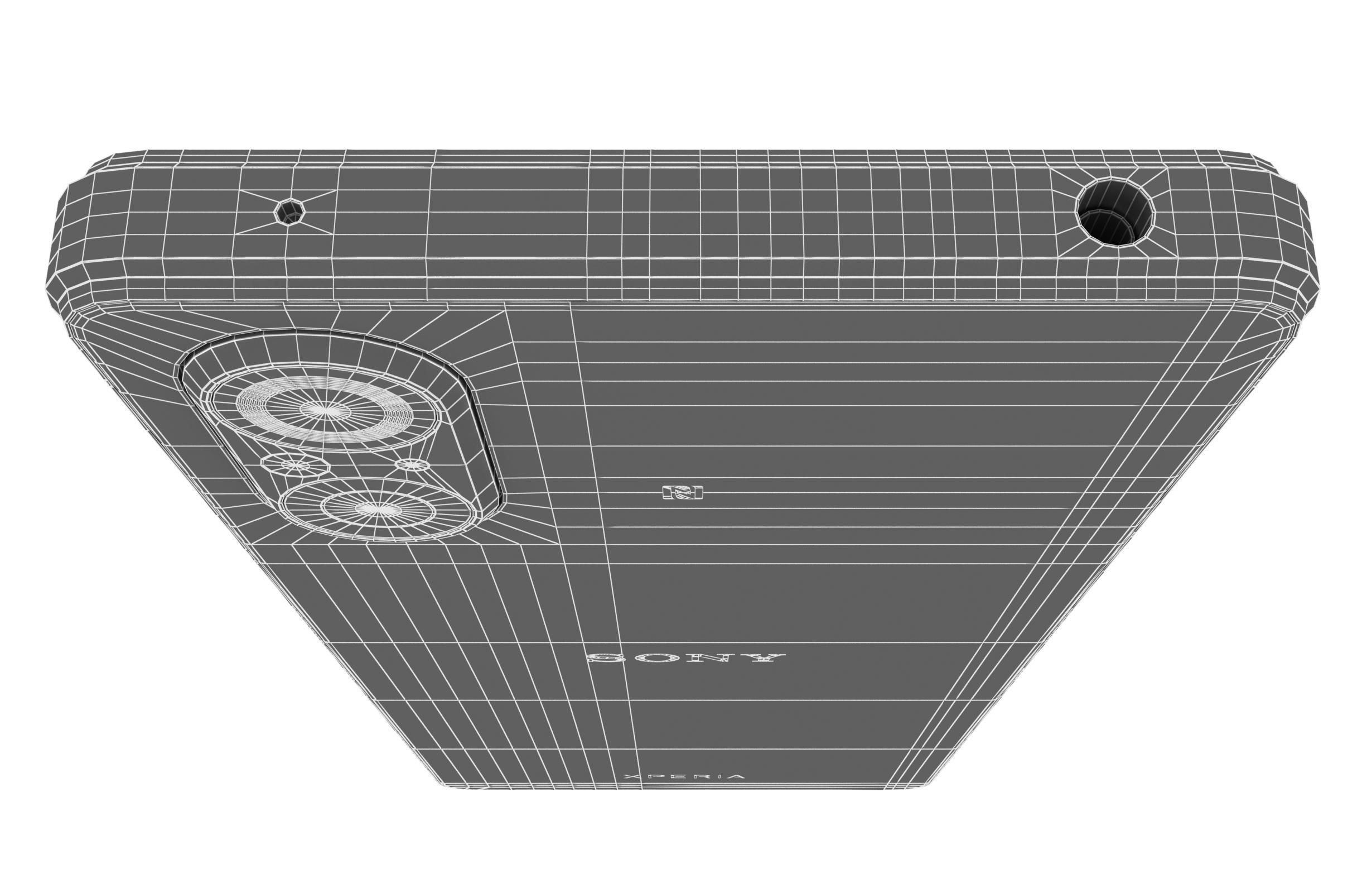 Sony Xperia 5V All Colors Low-poly 3D model_44