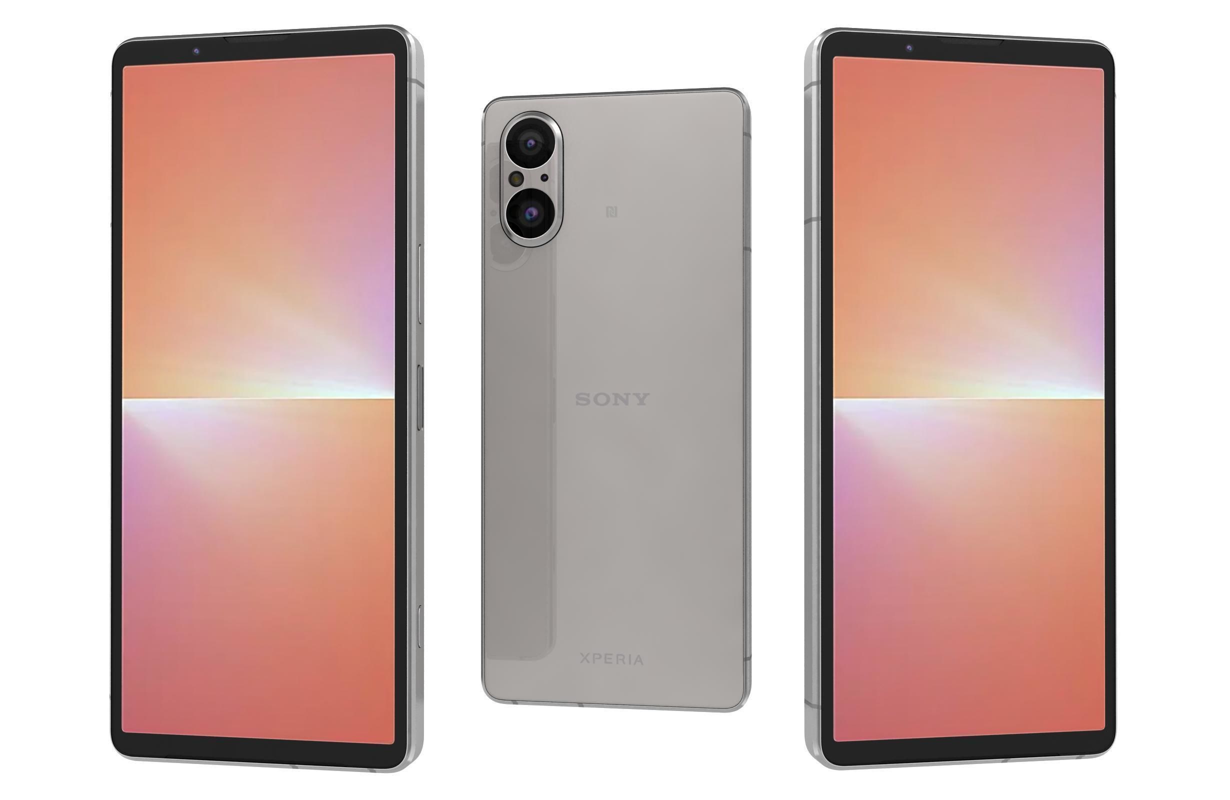 Sony Xperia 5V All Colors Low-poly 3D model_13
