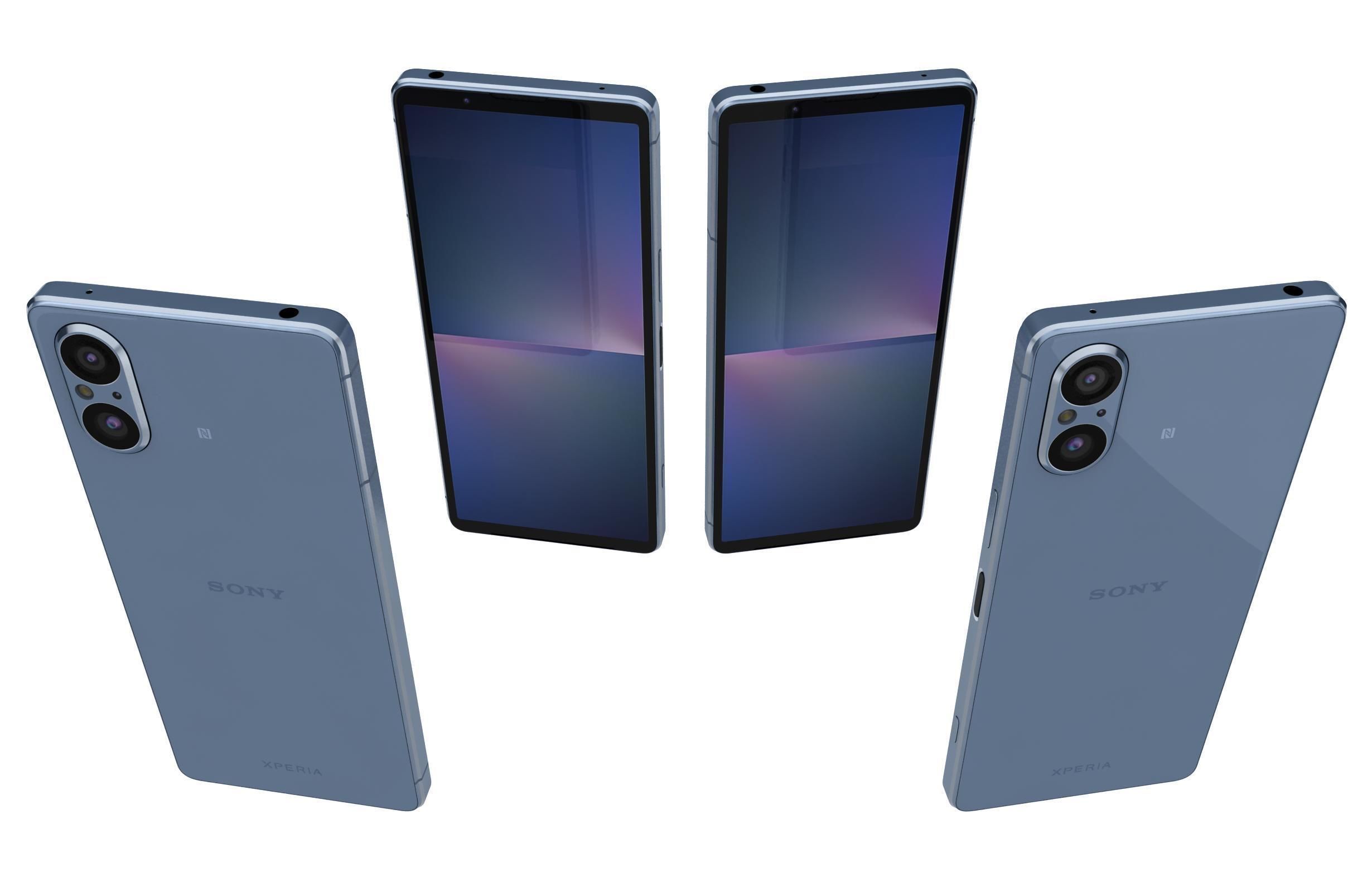 Sony Xperia 5V All Colors Low-poly 3D model_26