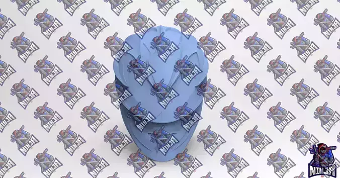 Power Ranger Blue Helmet for 3d print